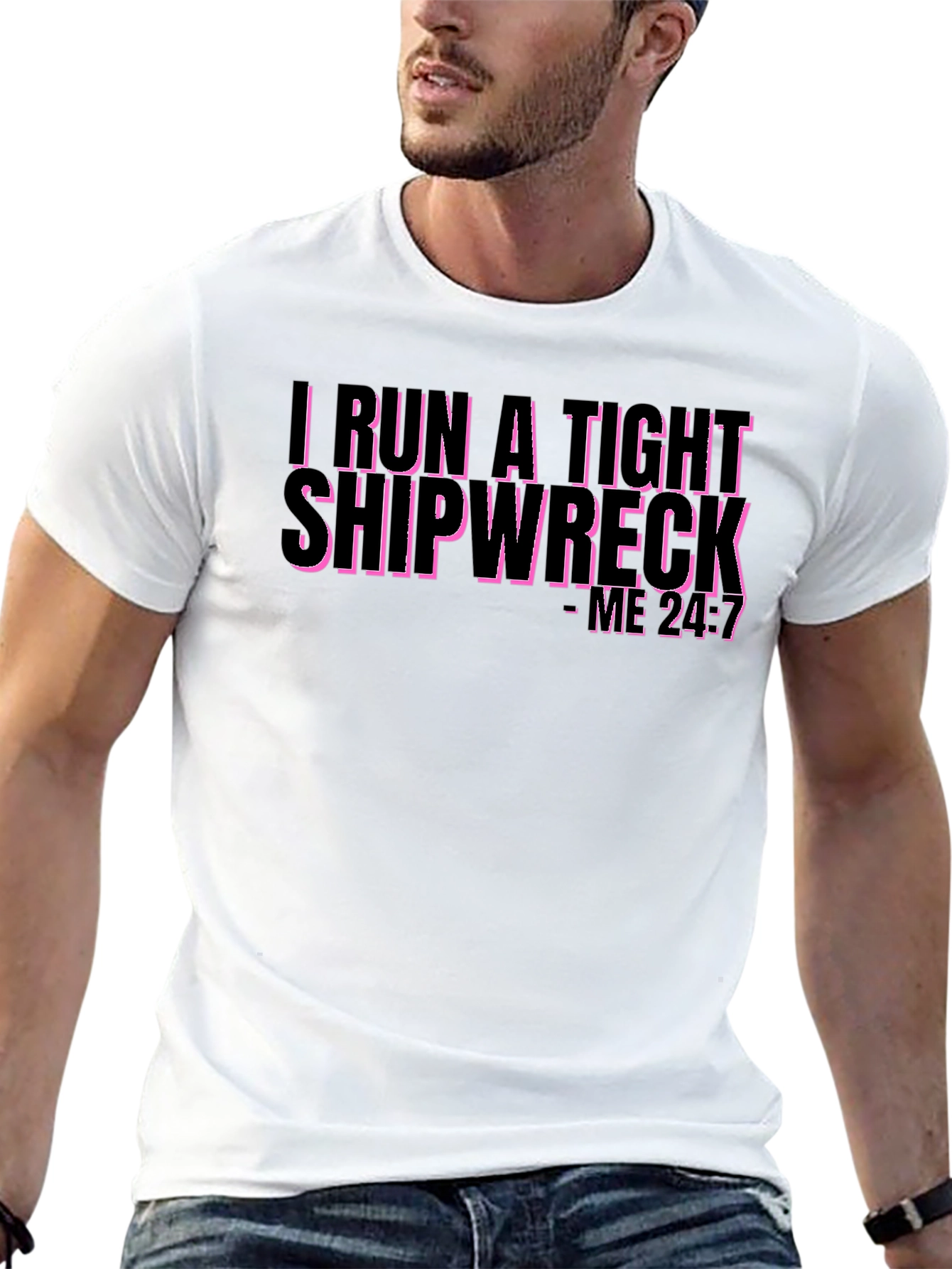 I Run a Tight Shipwreck Graphic Tee