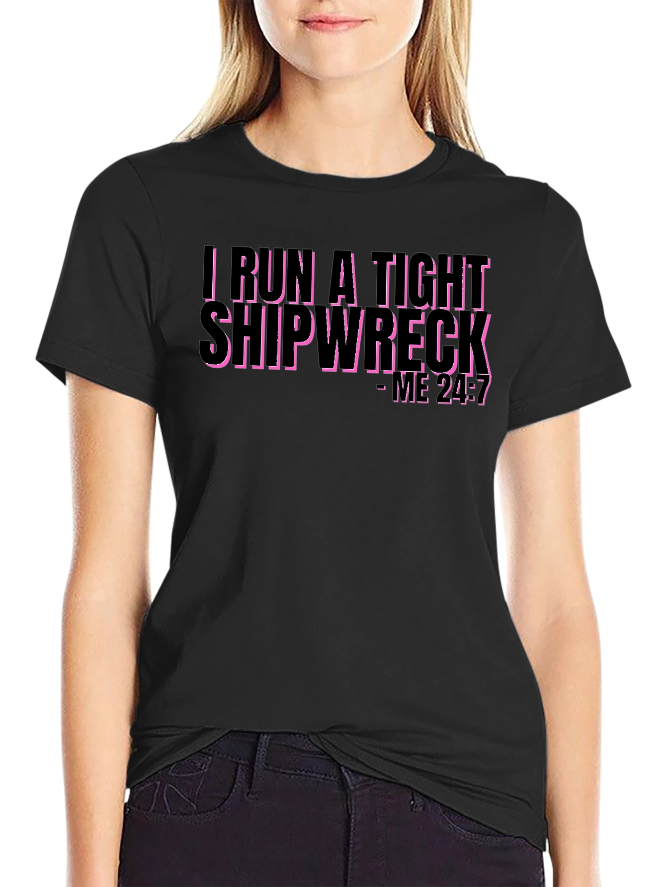 I Run a Tight Shipwreck Graphic Tee