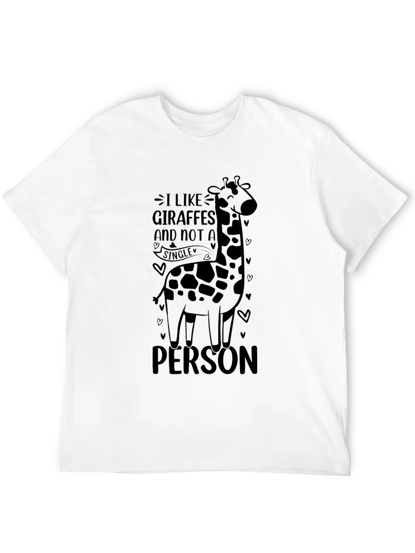 Giraffe Lover T-Shirt - I Like Giraffes Funny Tee