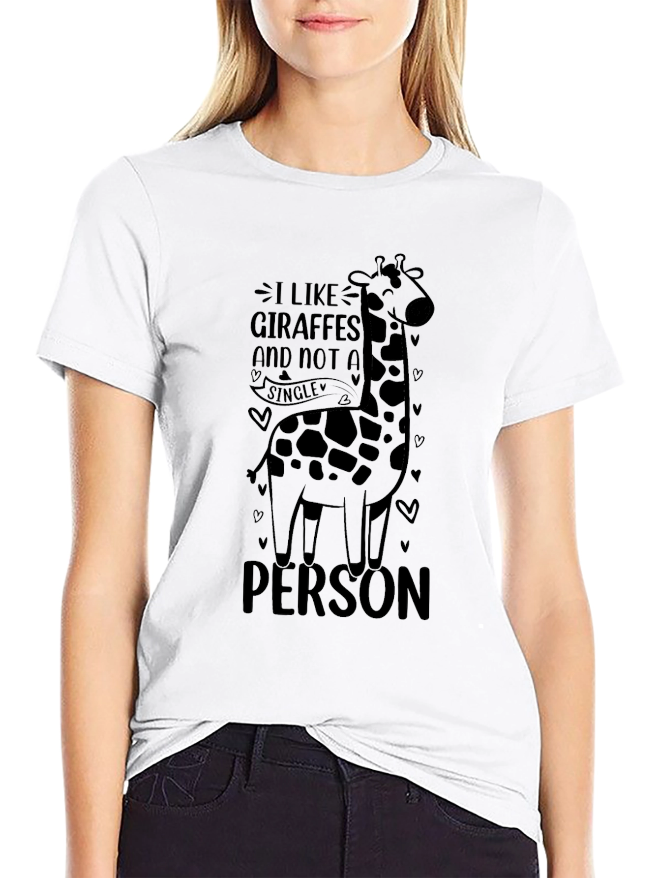 Giraffe Lover T-Shirt - I Like Giraffes Funny Tee