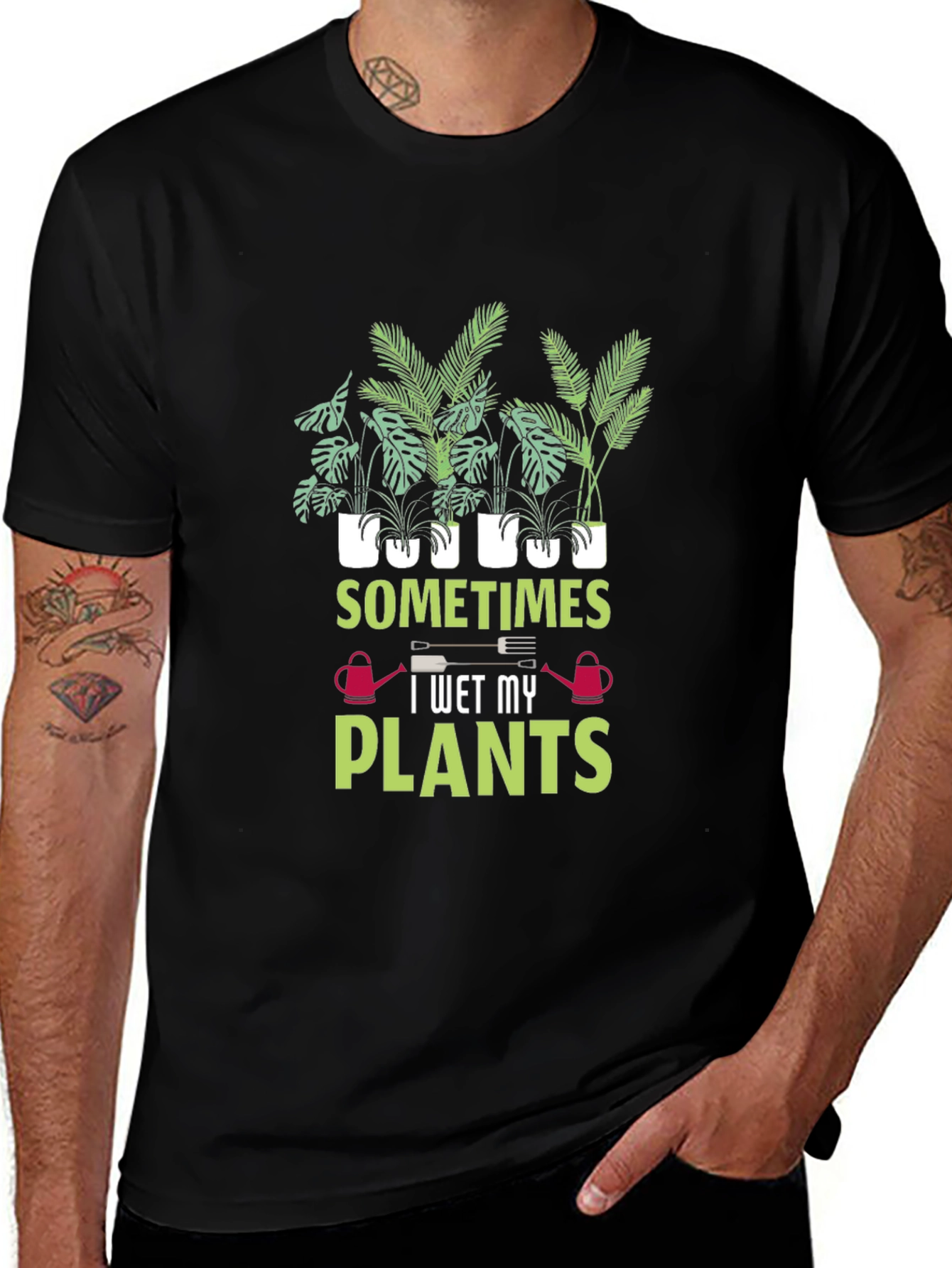 Sometimes I Wet My Plants Graphic Tee
