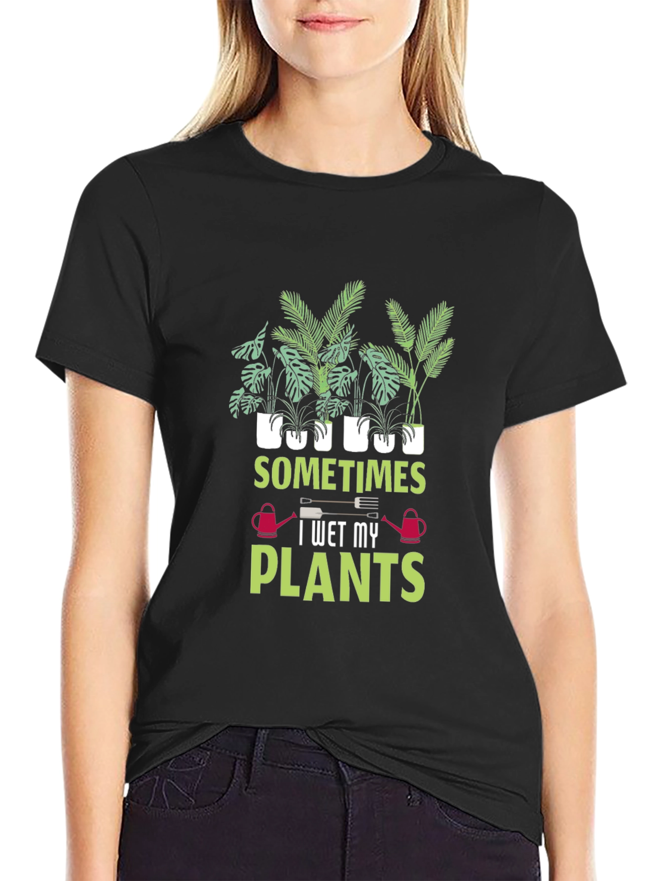 Sometimes I Wet My Plants Graphic Tee