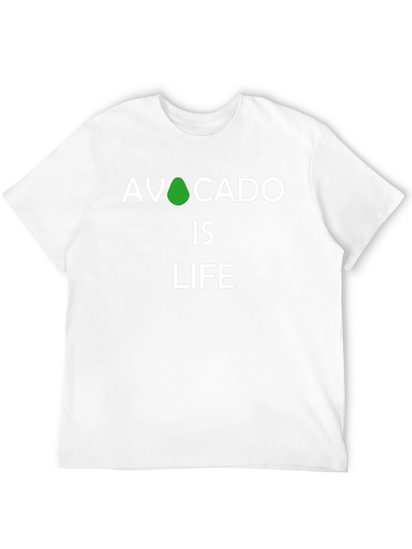 Avocado Is Life Graphic T-Shirt - Black