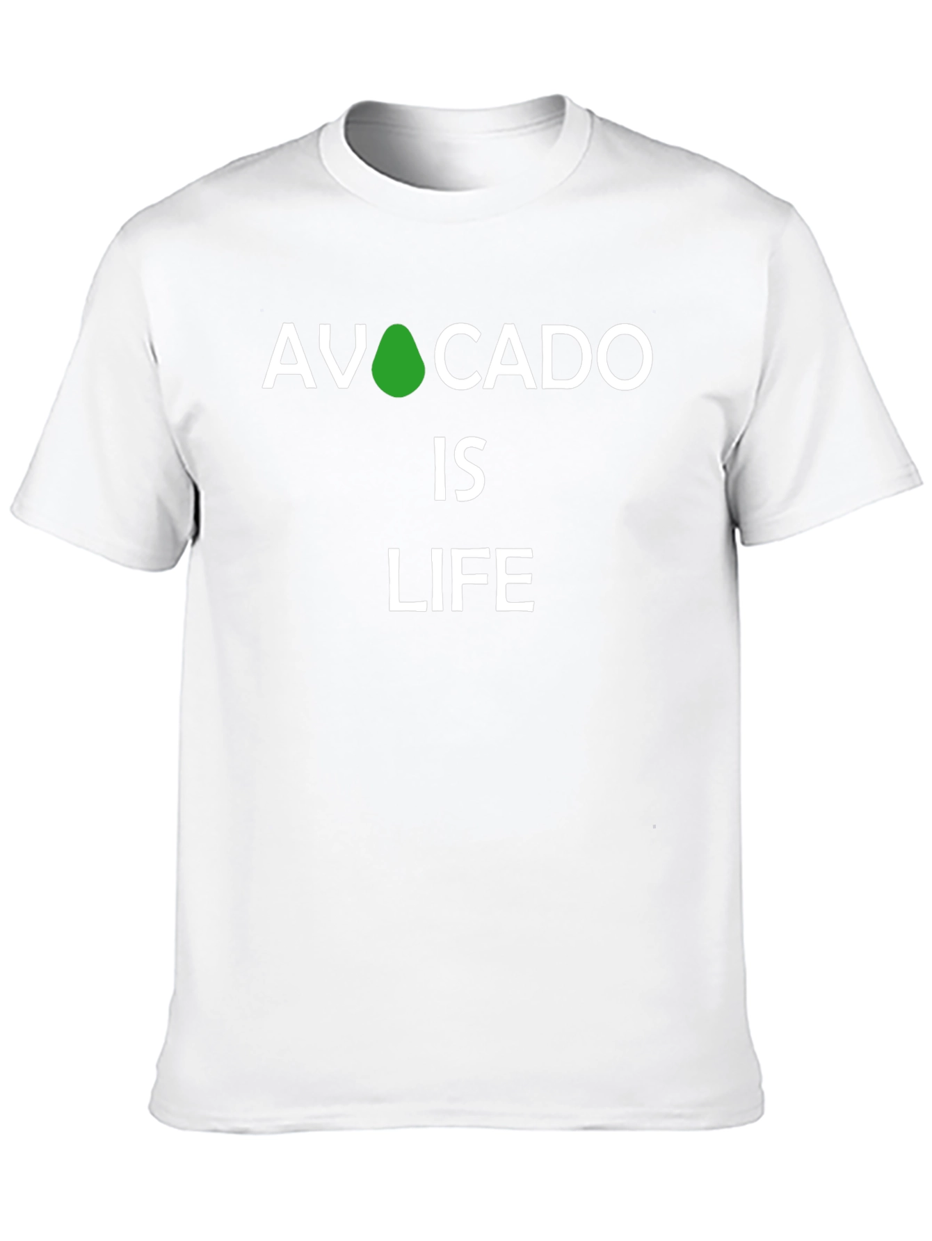 Avocado Is Life Graphic T-Shirt - Black