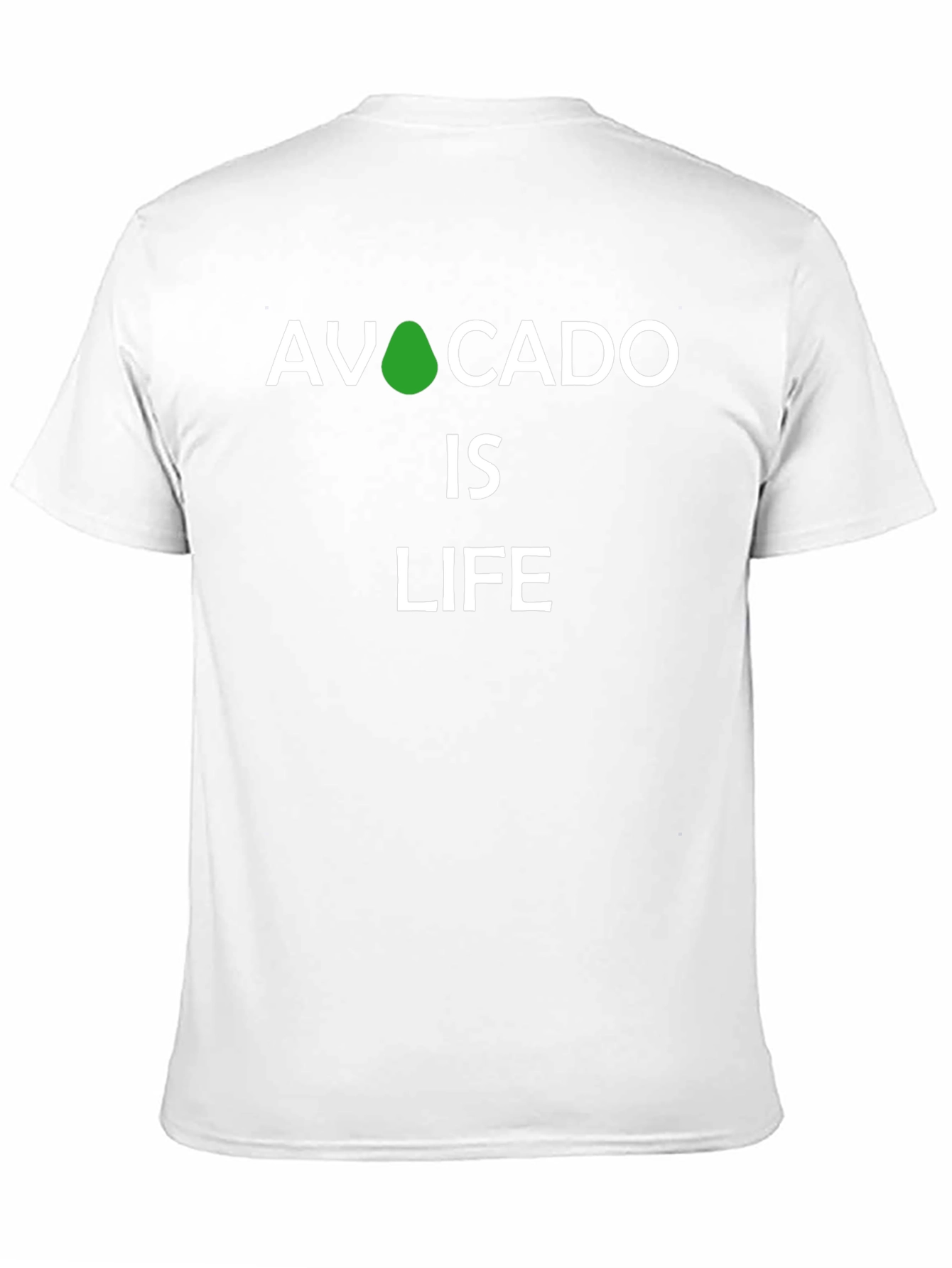 Avocado Is Life Graphic T-Shirt - Black