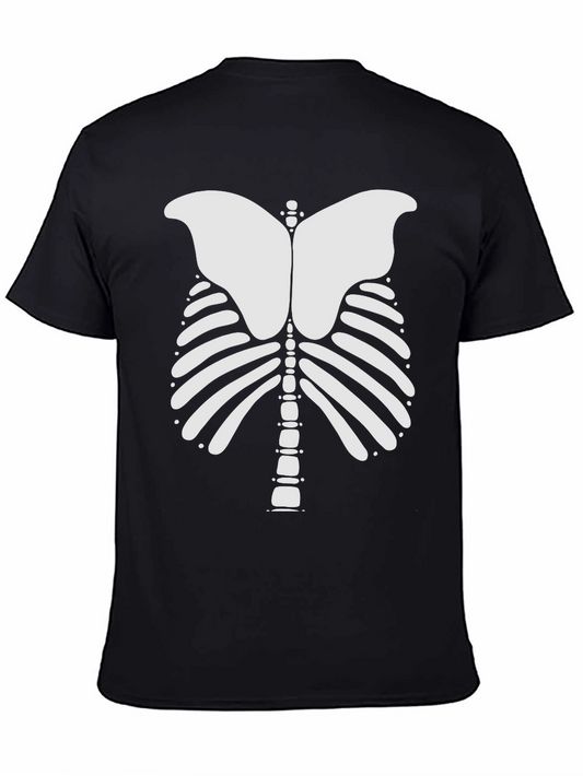 Skeleton Ribcage Graphic Tee