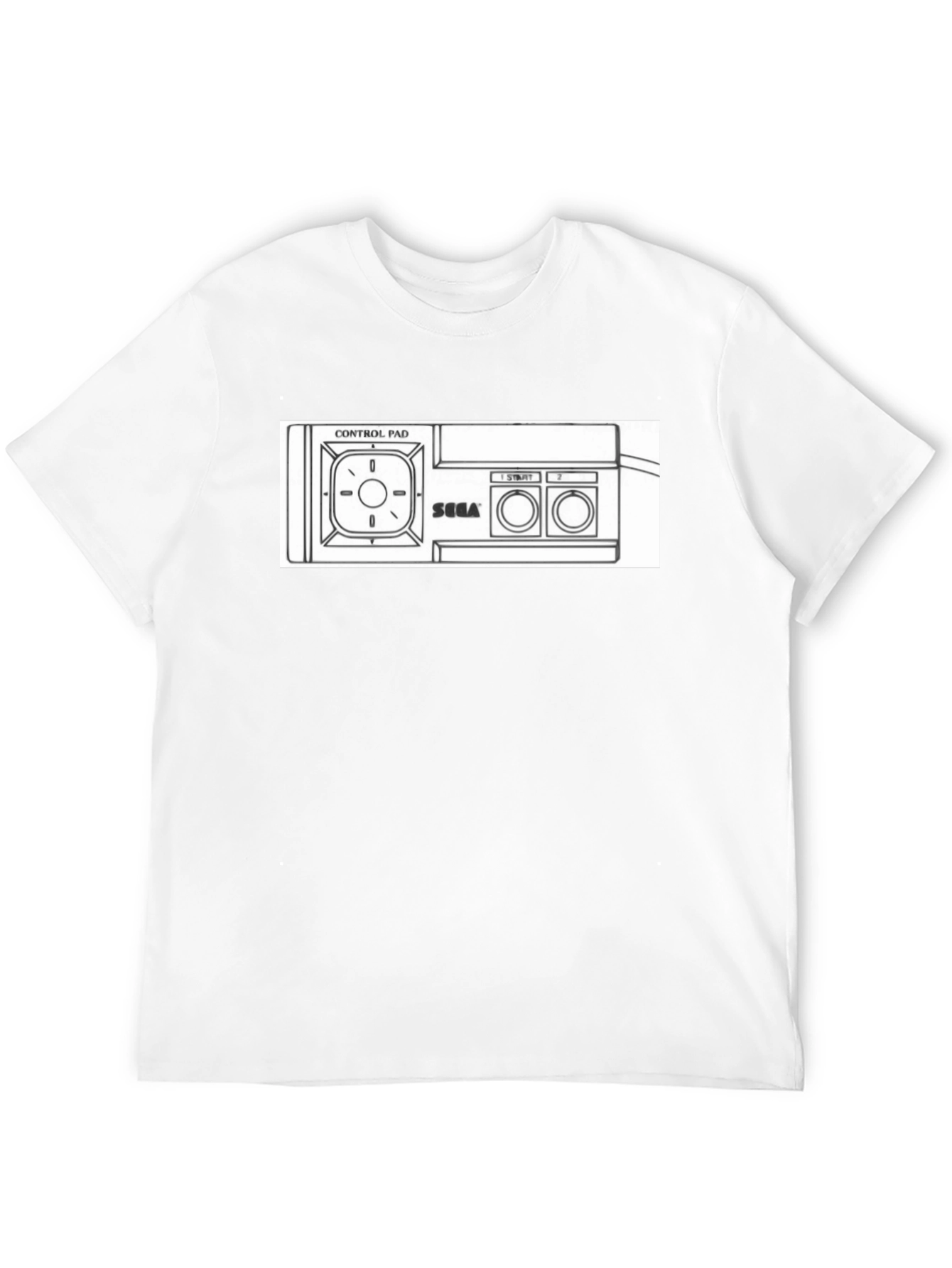 Sega Genesis Controller Graphic T-Shirt - Retro Gaming