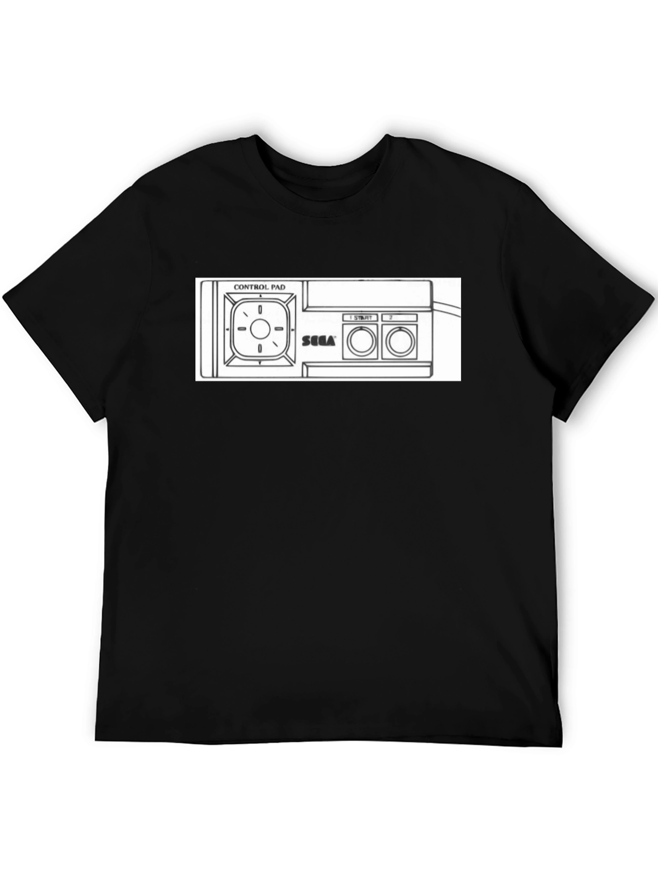 Sega Genesis Controller Graphic T-Shirt - Retro Gaming