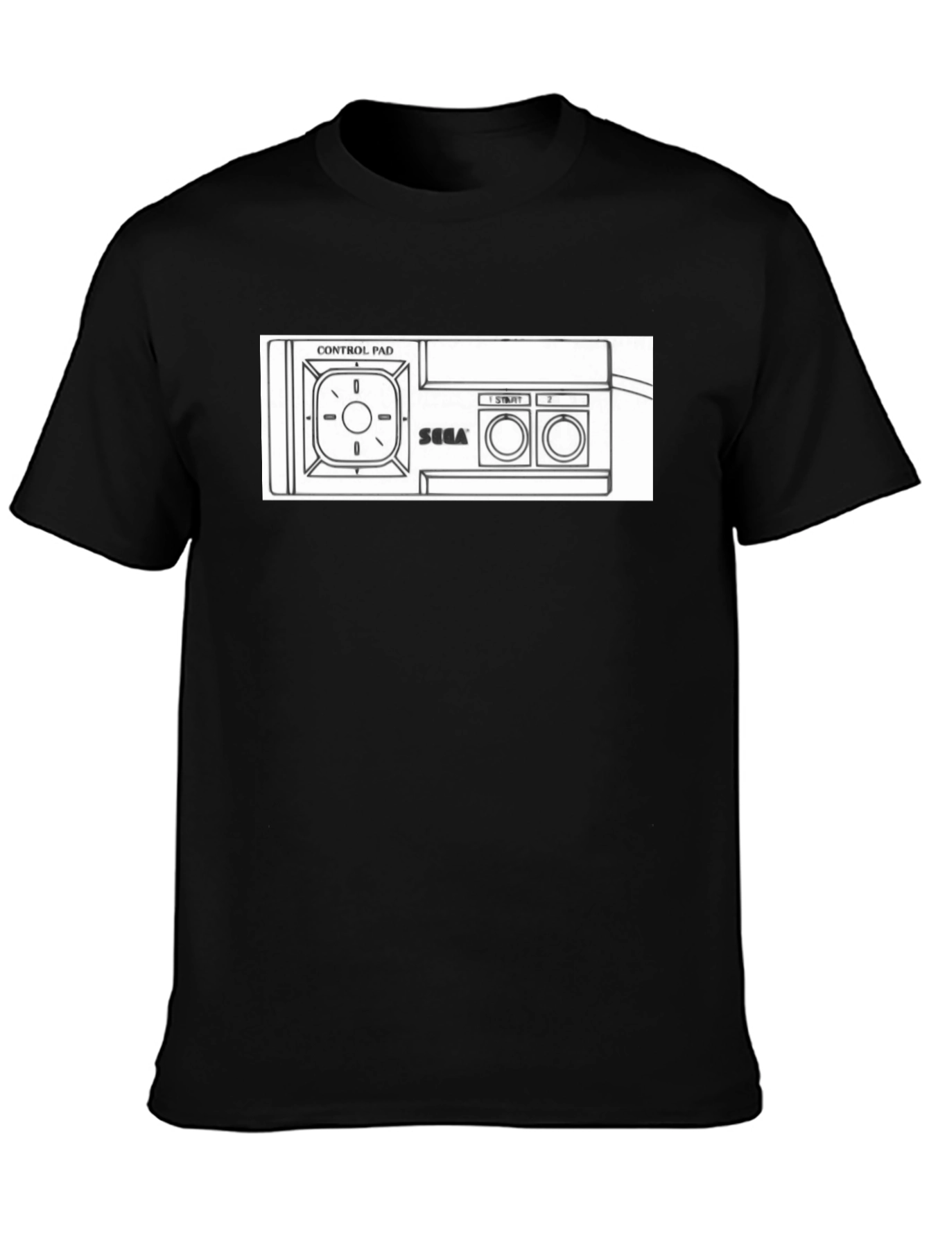 Sega Genesis Controller Graphic T-Shirt - Retro Gaming