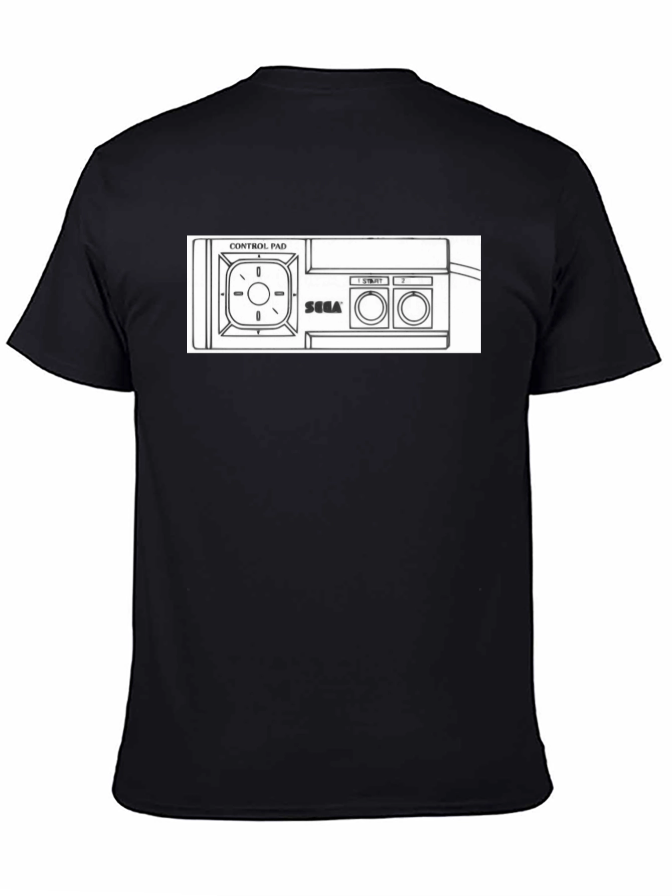 Sega Genesis Controller Graphic T-Shirt - Retro Gaming