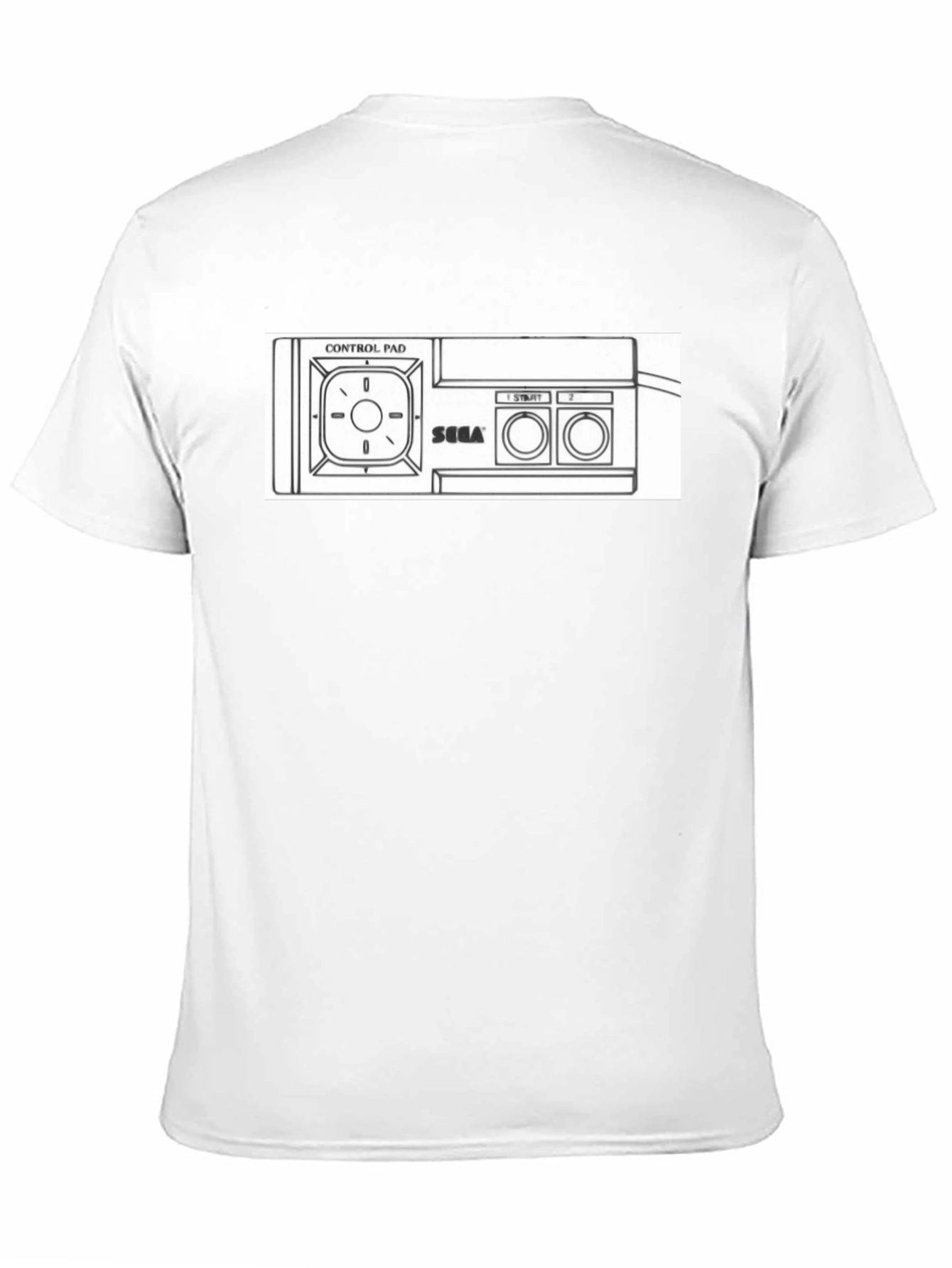 Sega Genesis Controller Graphic T-Shirt - Retro Gaming