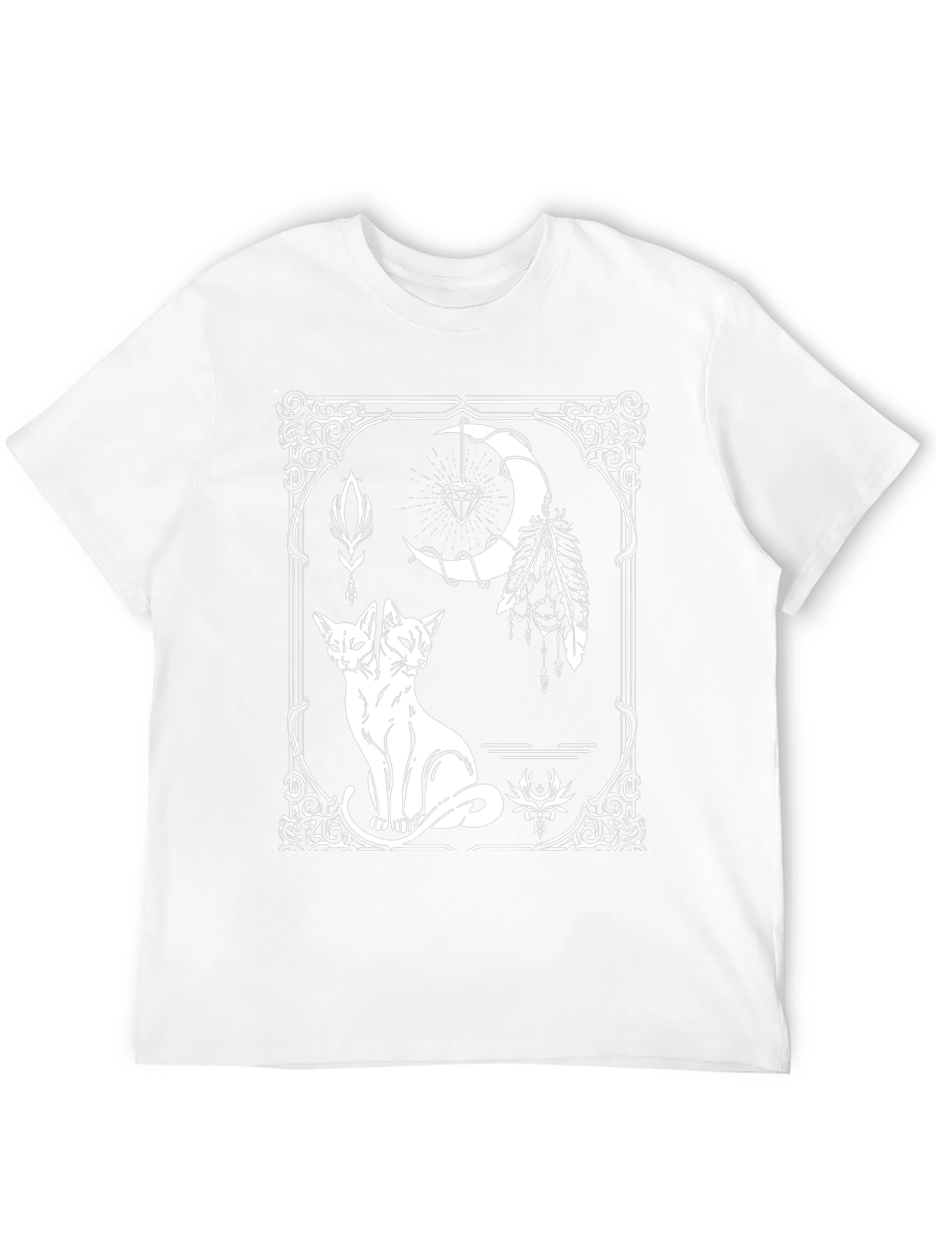 Mystic Two-Headed Cat Graphic Tee