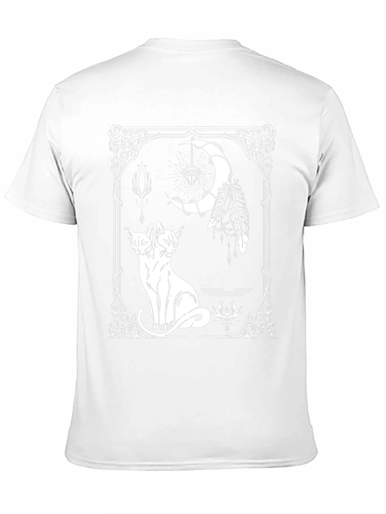 Mystic Two-Headed Cat Graphic Tee