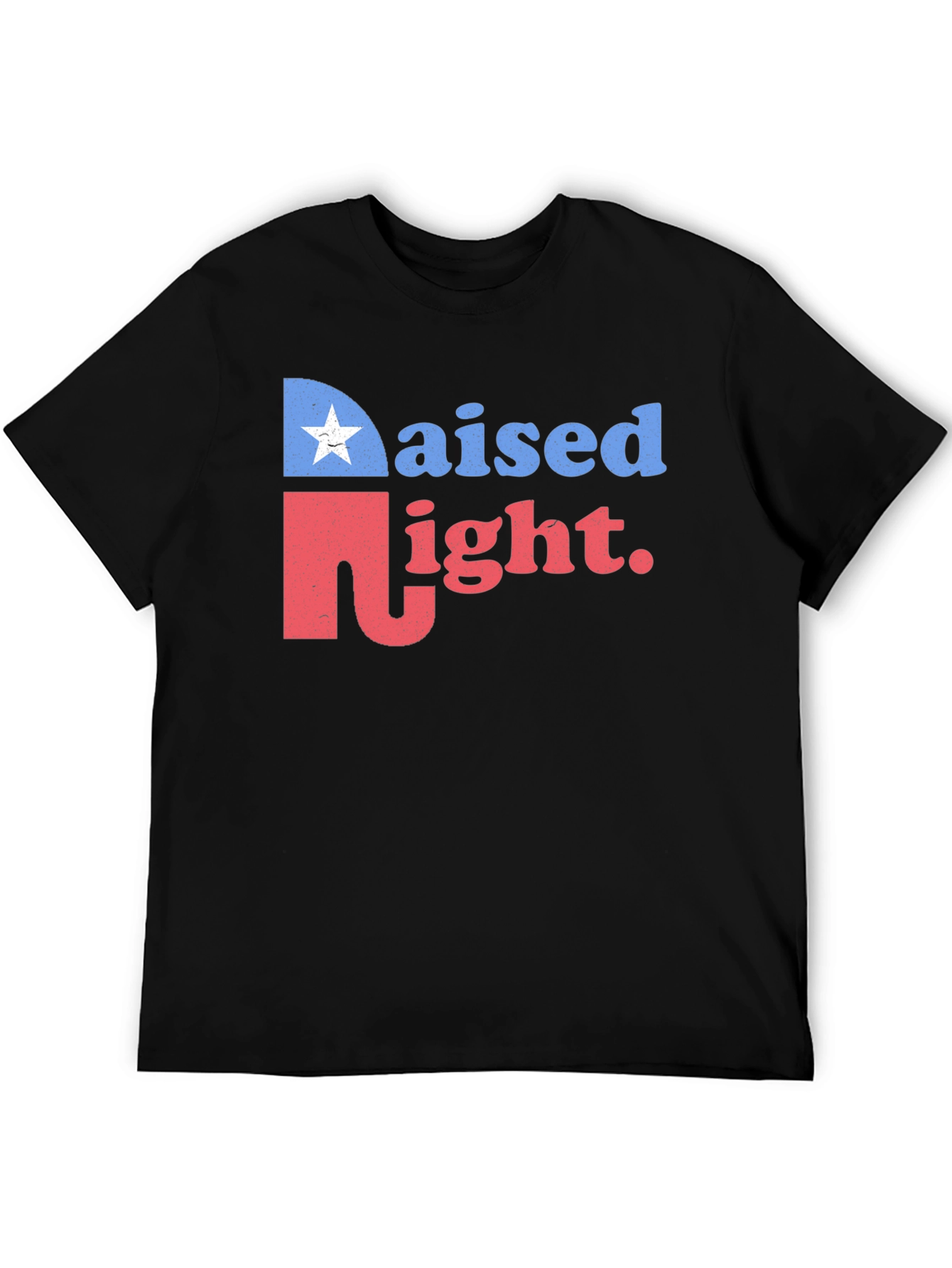 Raised Right Graphic Tee - Black