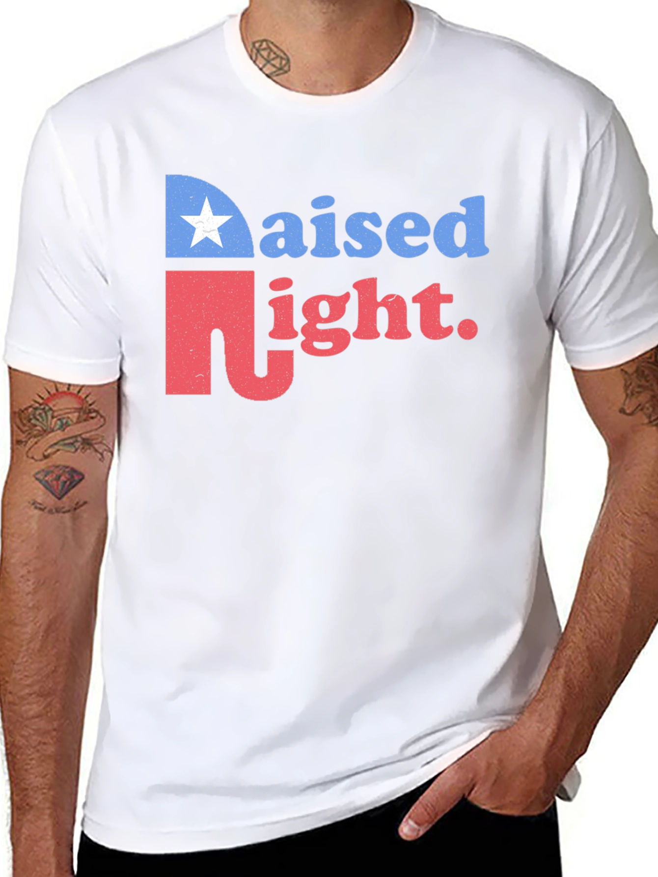 Raised Right Graphic Tee - Black