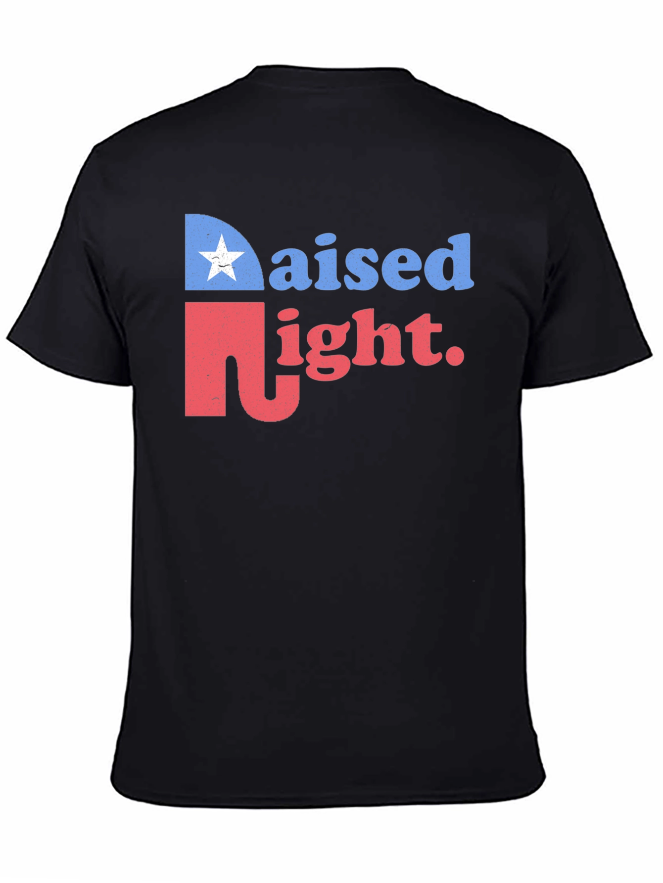 Raised Right Graphic Tee - Black