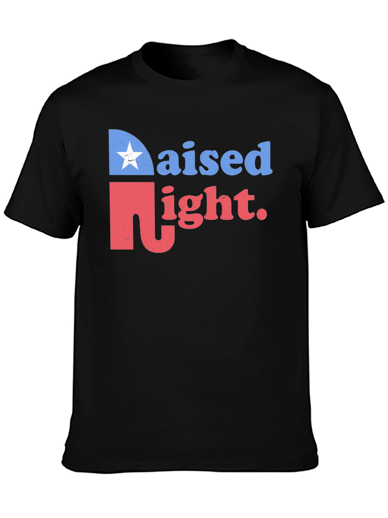Raised Right Graphic Tee - Black