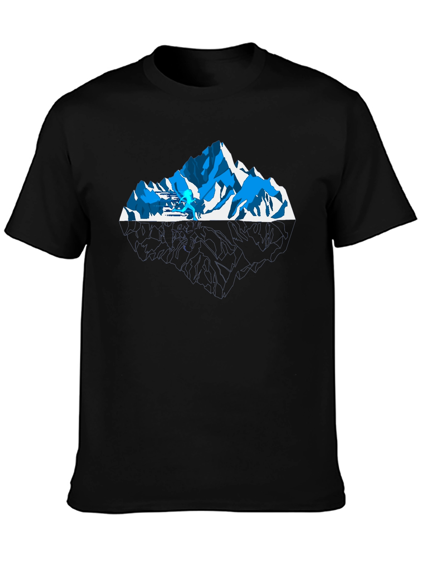 Mountain Trail Run T-Shirt - Black