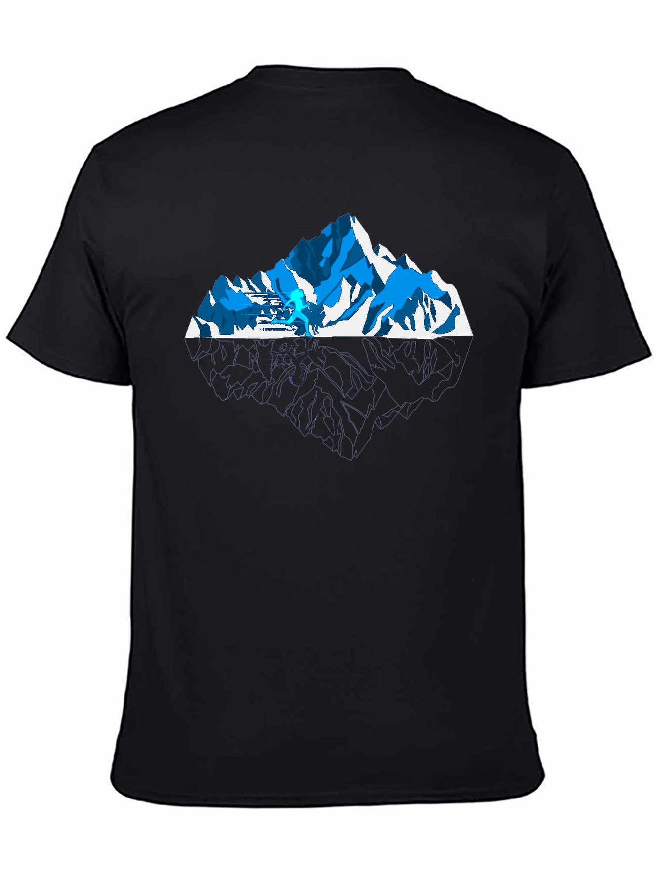 Mountain Trail Run T-Shirt - Black