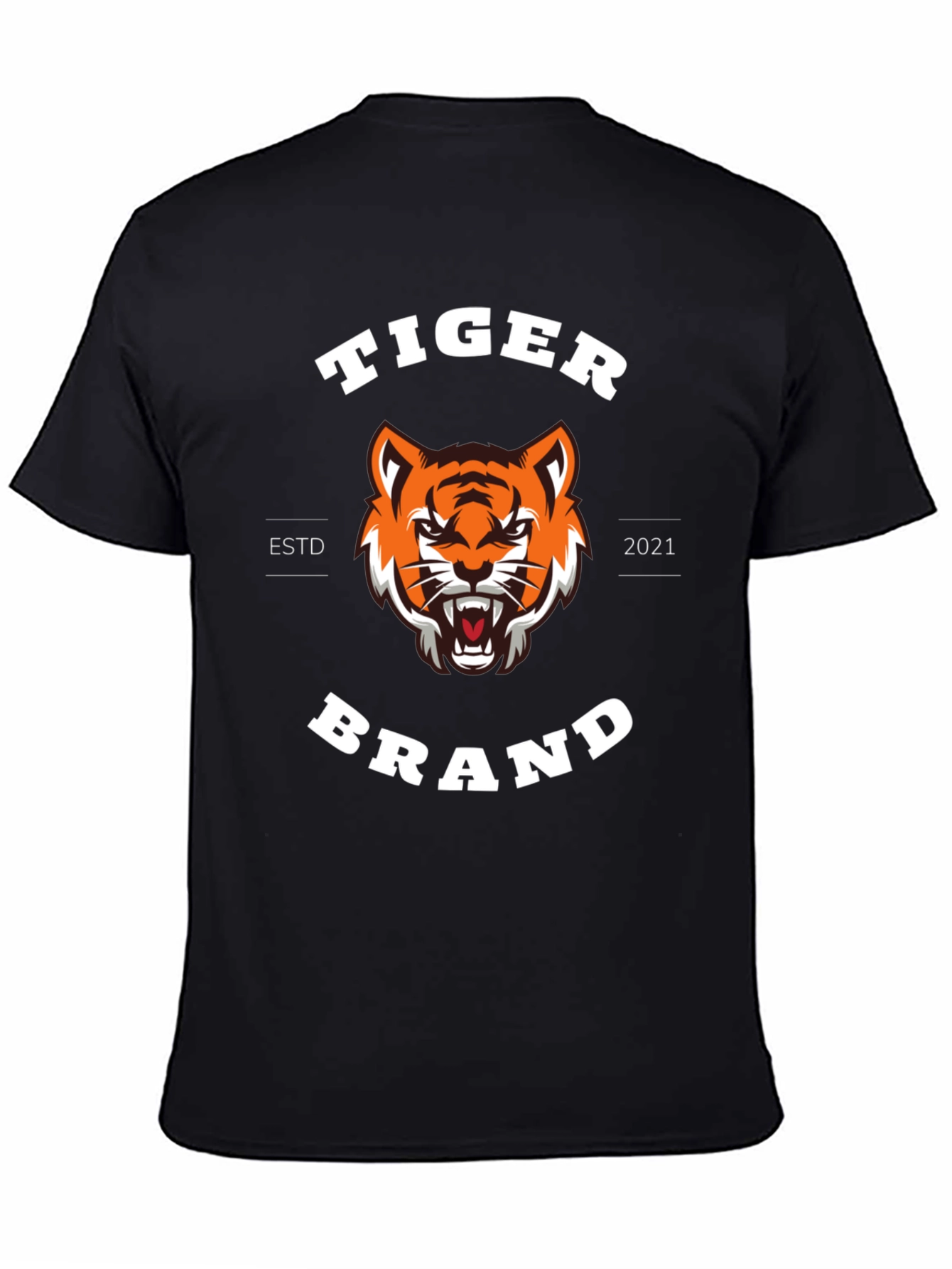Tiger Brand Black T-Shirt