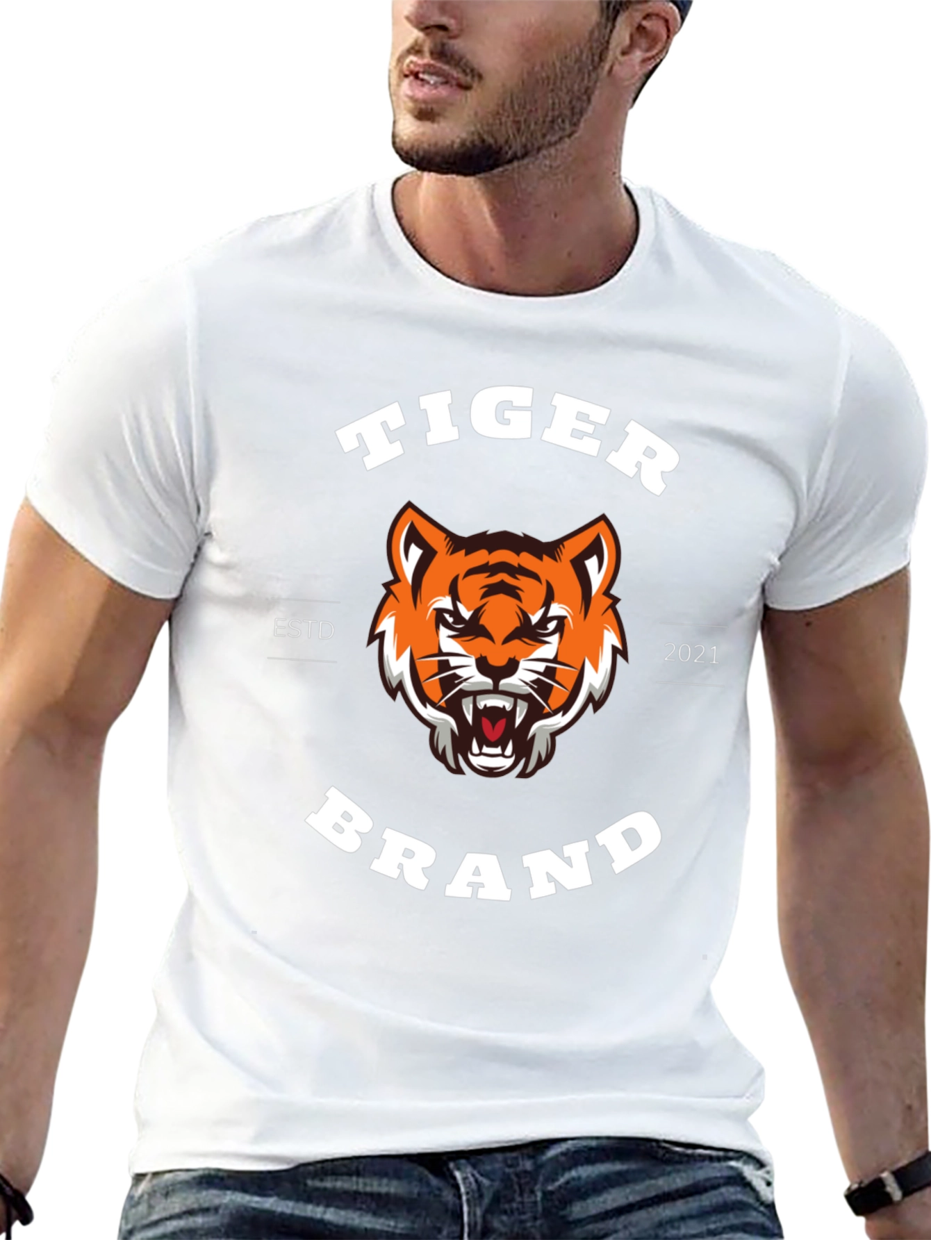 Tiger Brand Black T-Shirt