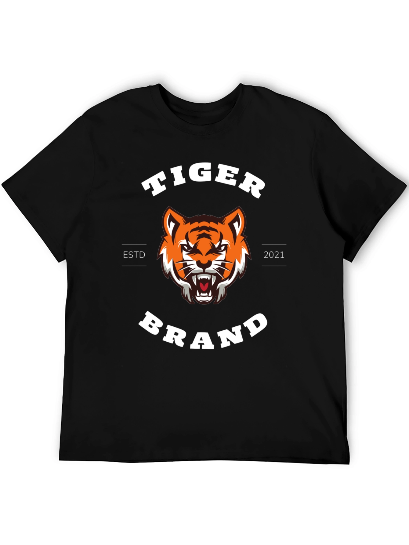Tiger Brand Black T-Shirt