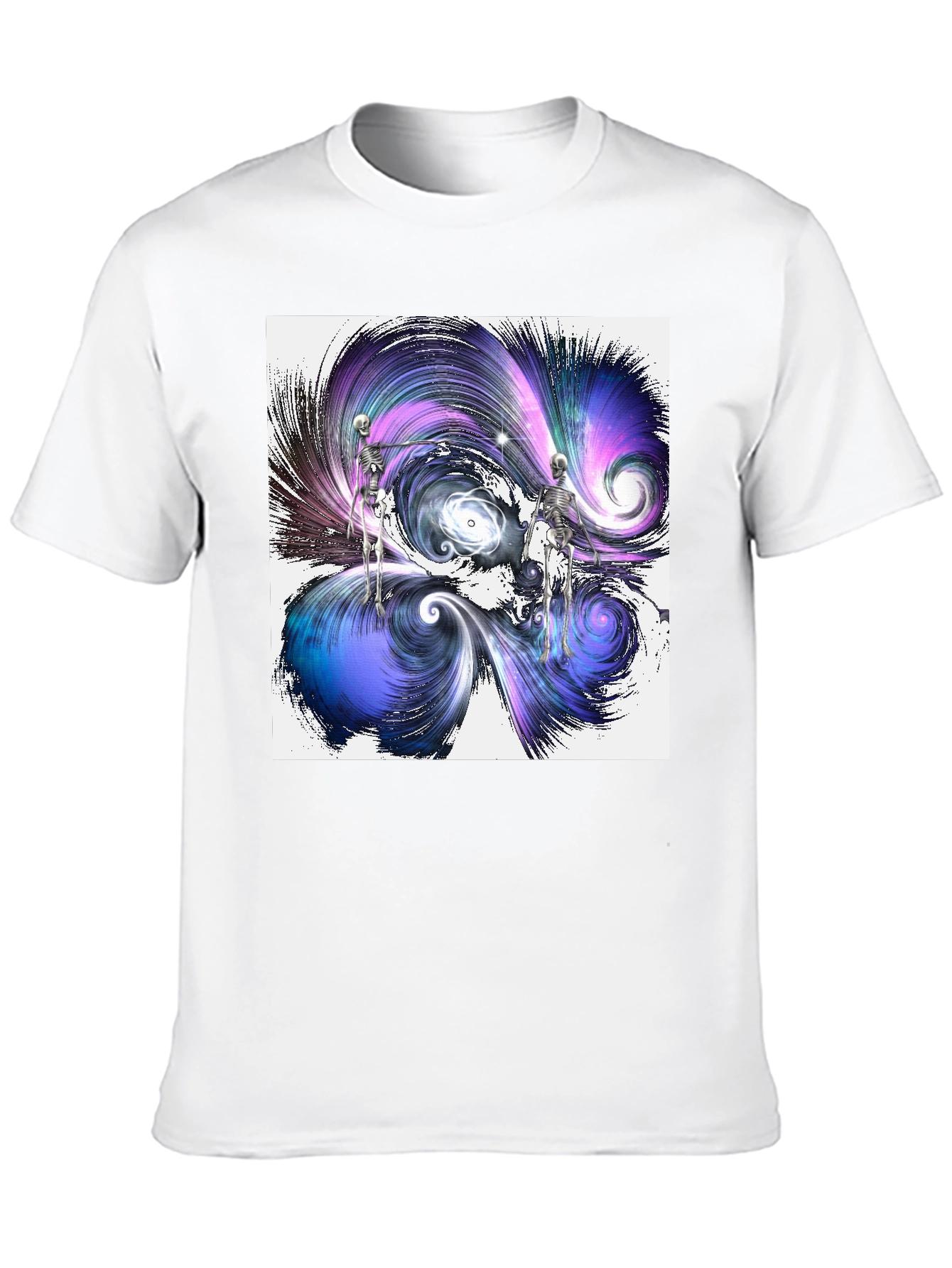 Cosmic Skeletons Graphic Tee - Black