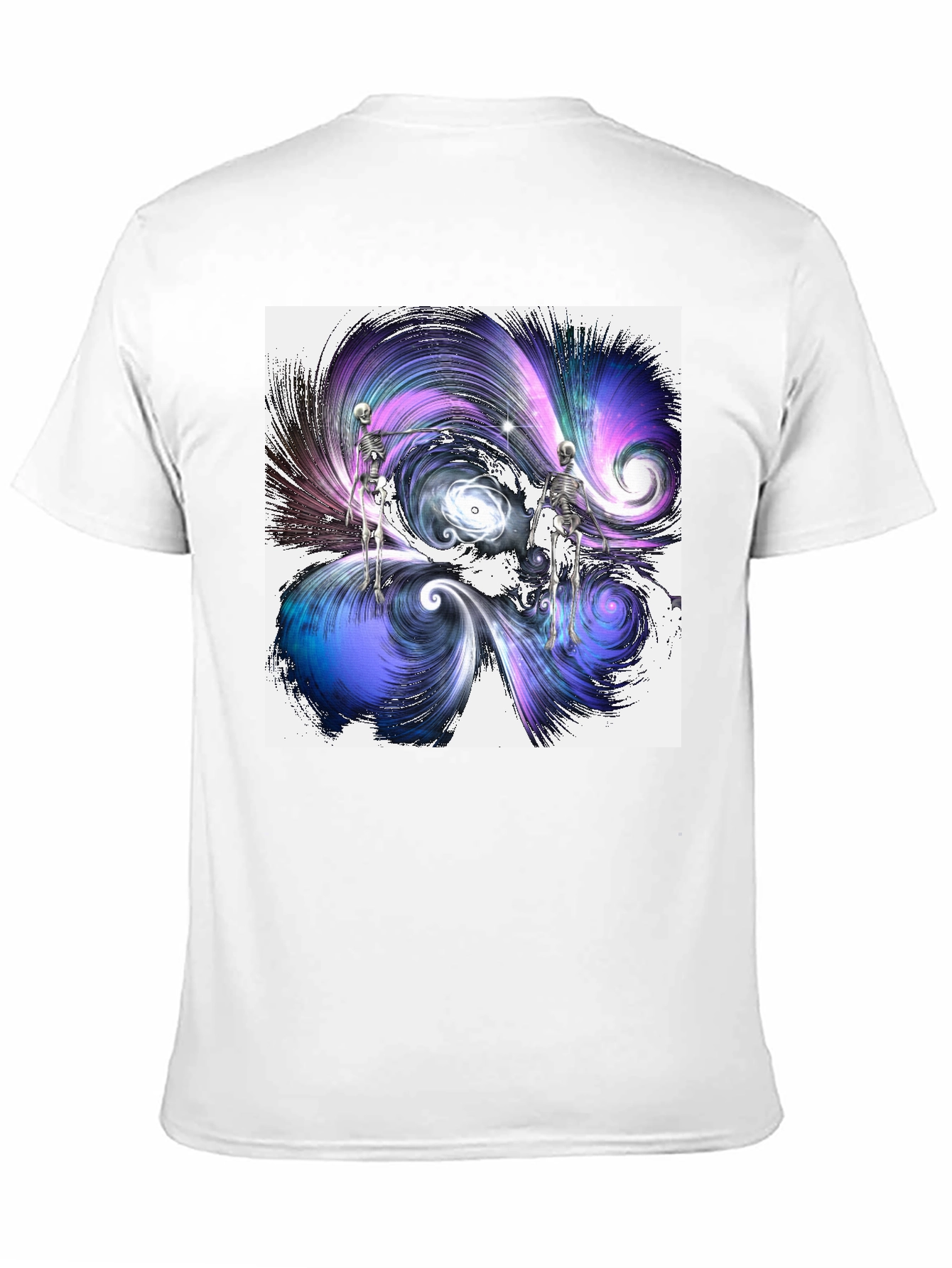 Cosmic Skeletons Graphic Tee - Black