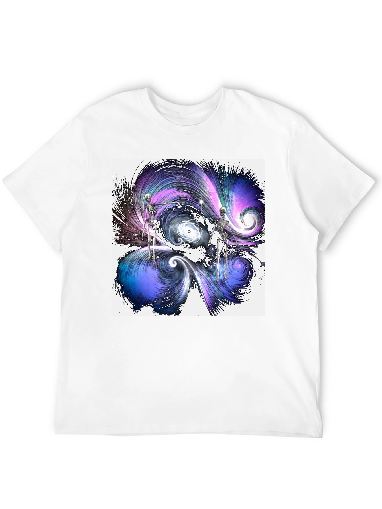 Cosmic Skeletons Graphic Tee - Black