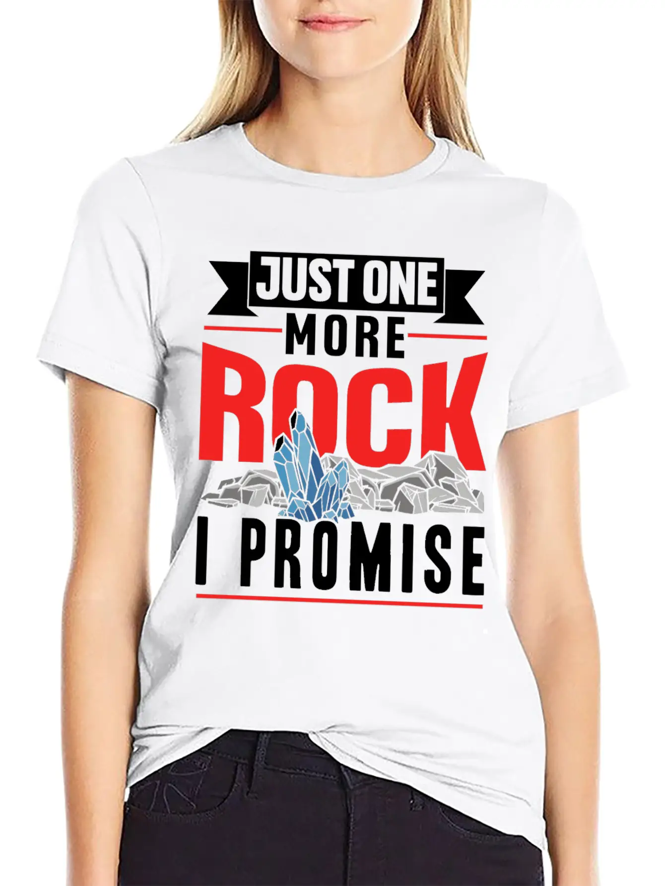 Just One More Rock I Promise Geologist Job Geology Unisex Casual T-Shirt – Clean Design For Daily Comfort