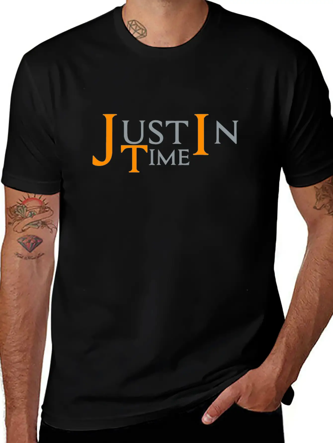 Justintime Bright Unisex Casual T-Shirt – Clean Design For Daily Comfort