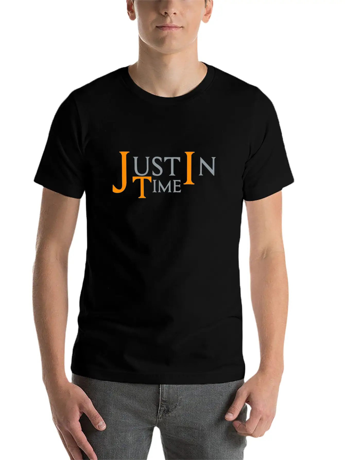 Justintime Bright Unisex Casual T-Shirt – Clean Design For Daily Comfort