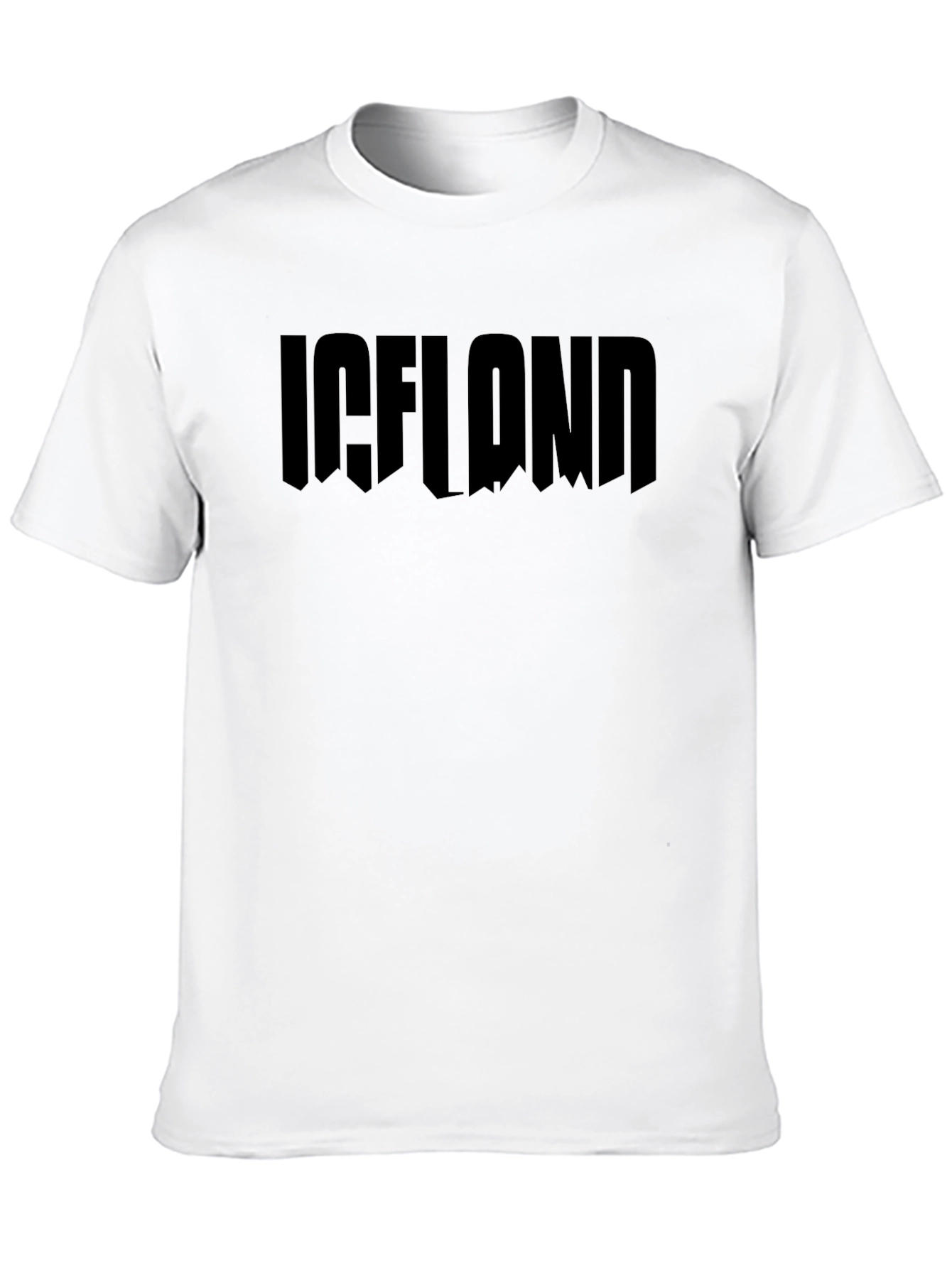 Iceland Tee - Black Graphic T-Shirt