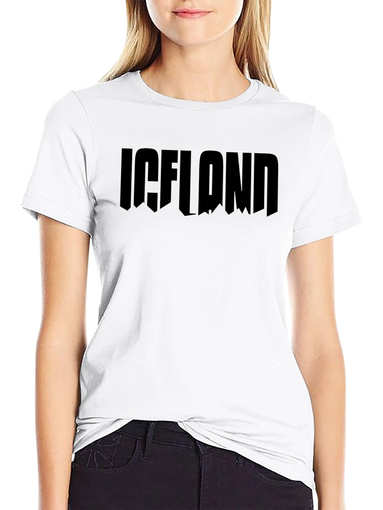 Iceland Tee - Black Graphic T-Shirt