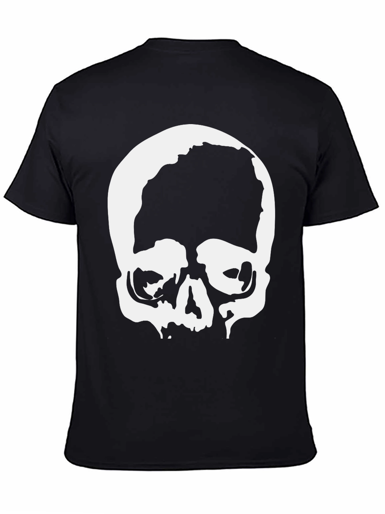 Skull Graphic Black T-Shirt - Edgy & Stylish