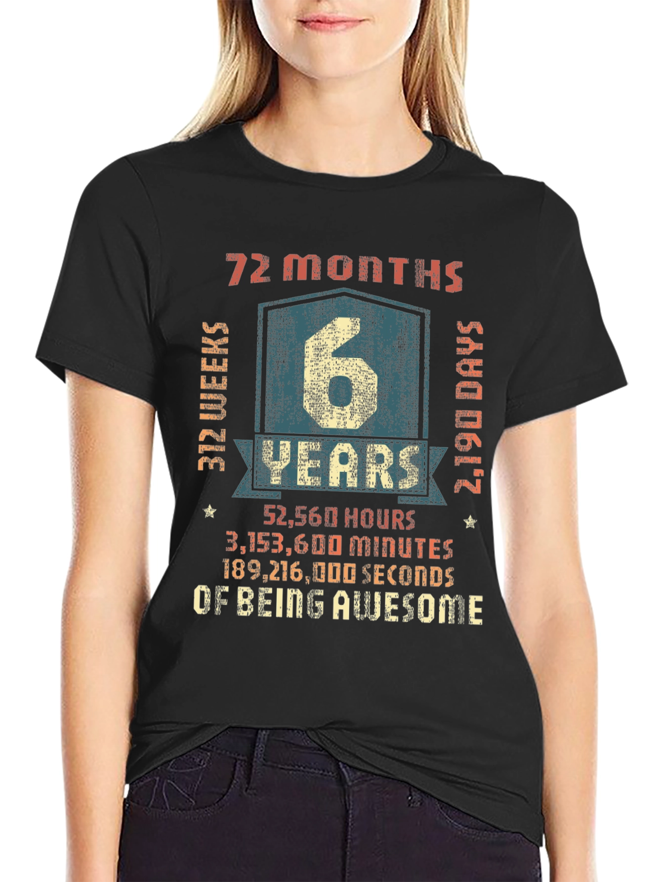 6 Years of Being Awesome T-Shirt