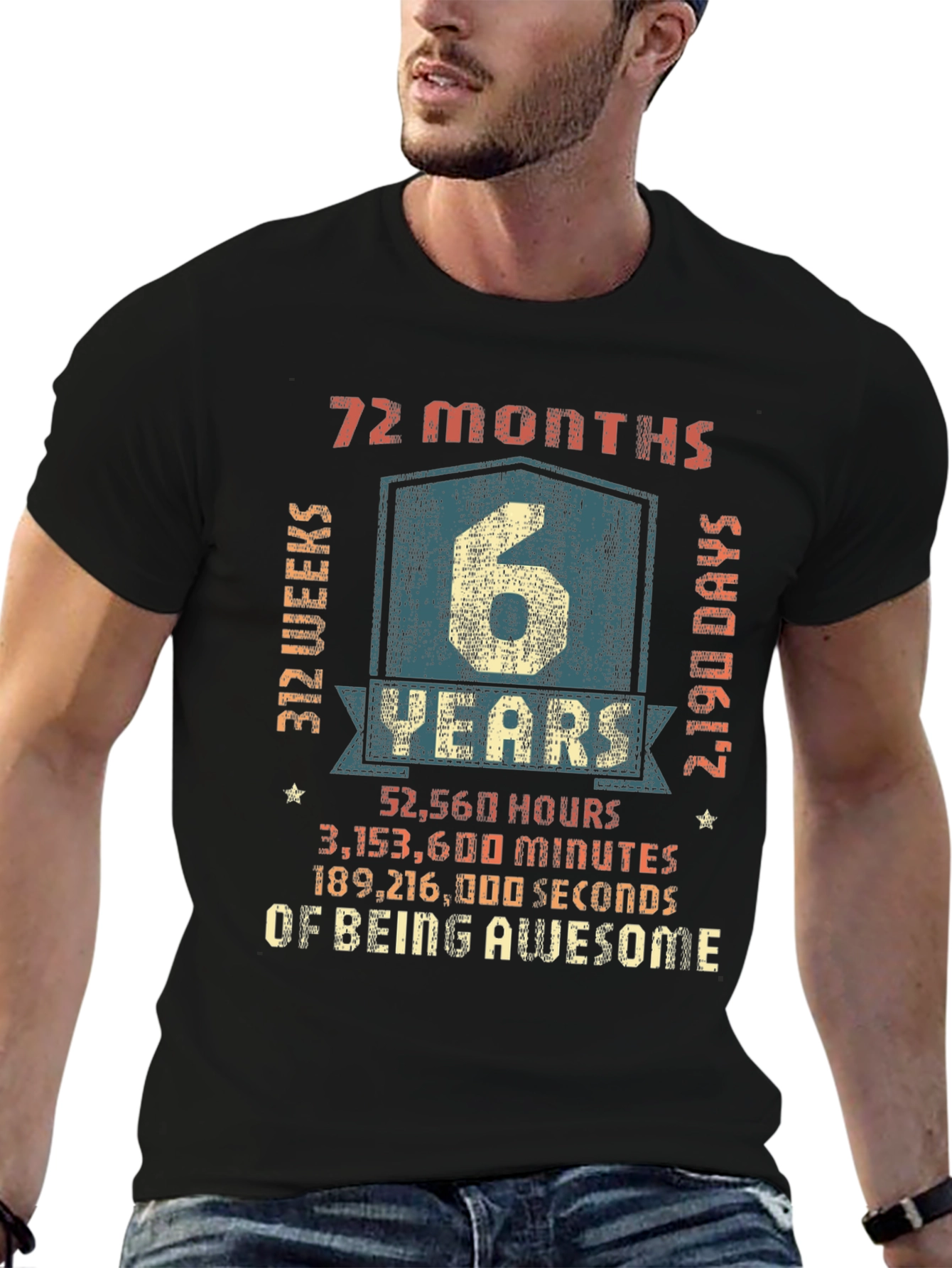6 Years of Being Awesome T-Shirt