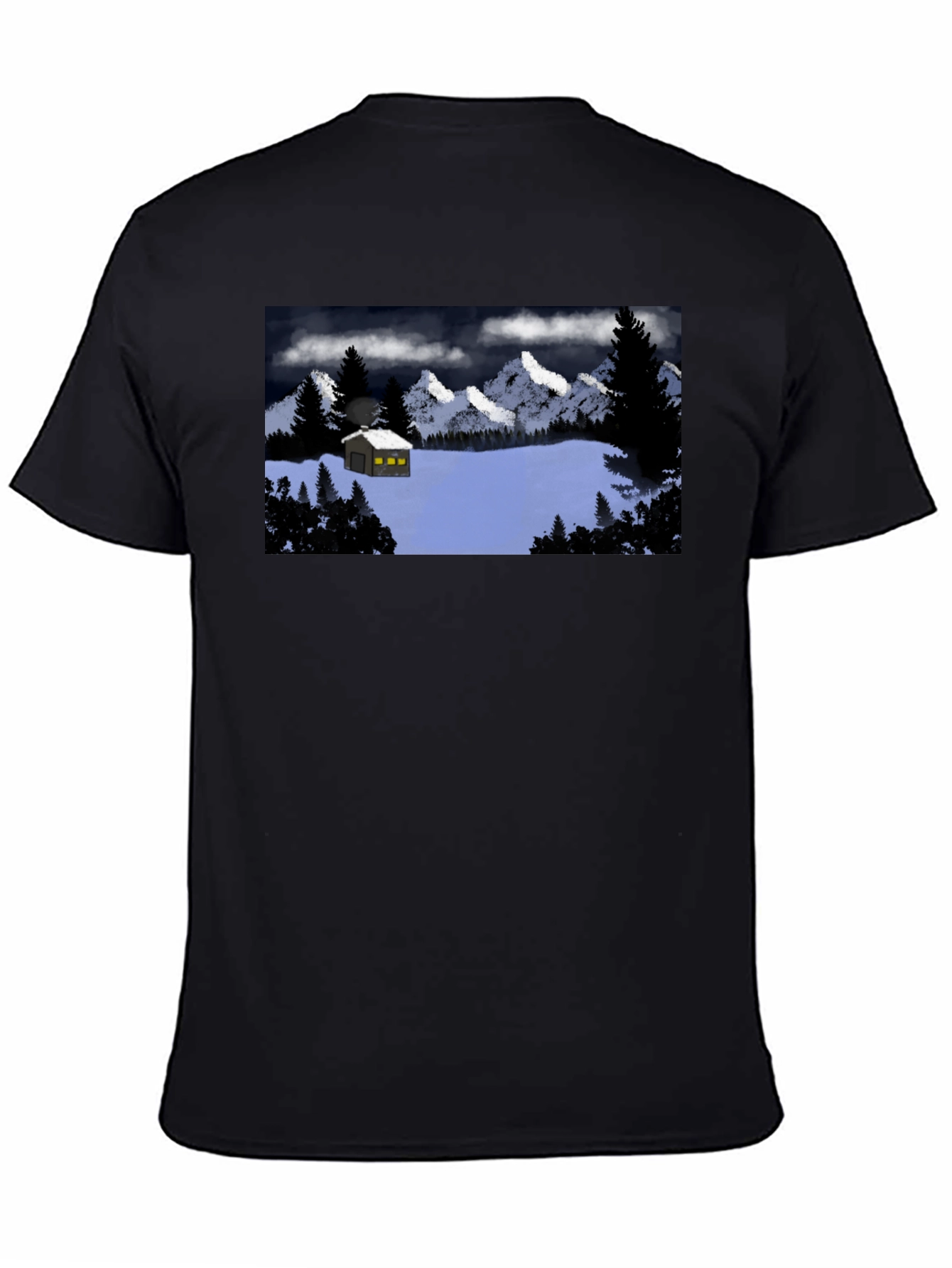 Cabin in the Snow Graphic T-Shirt