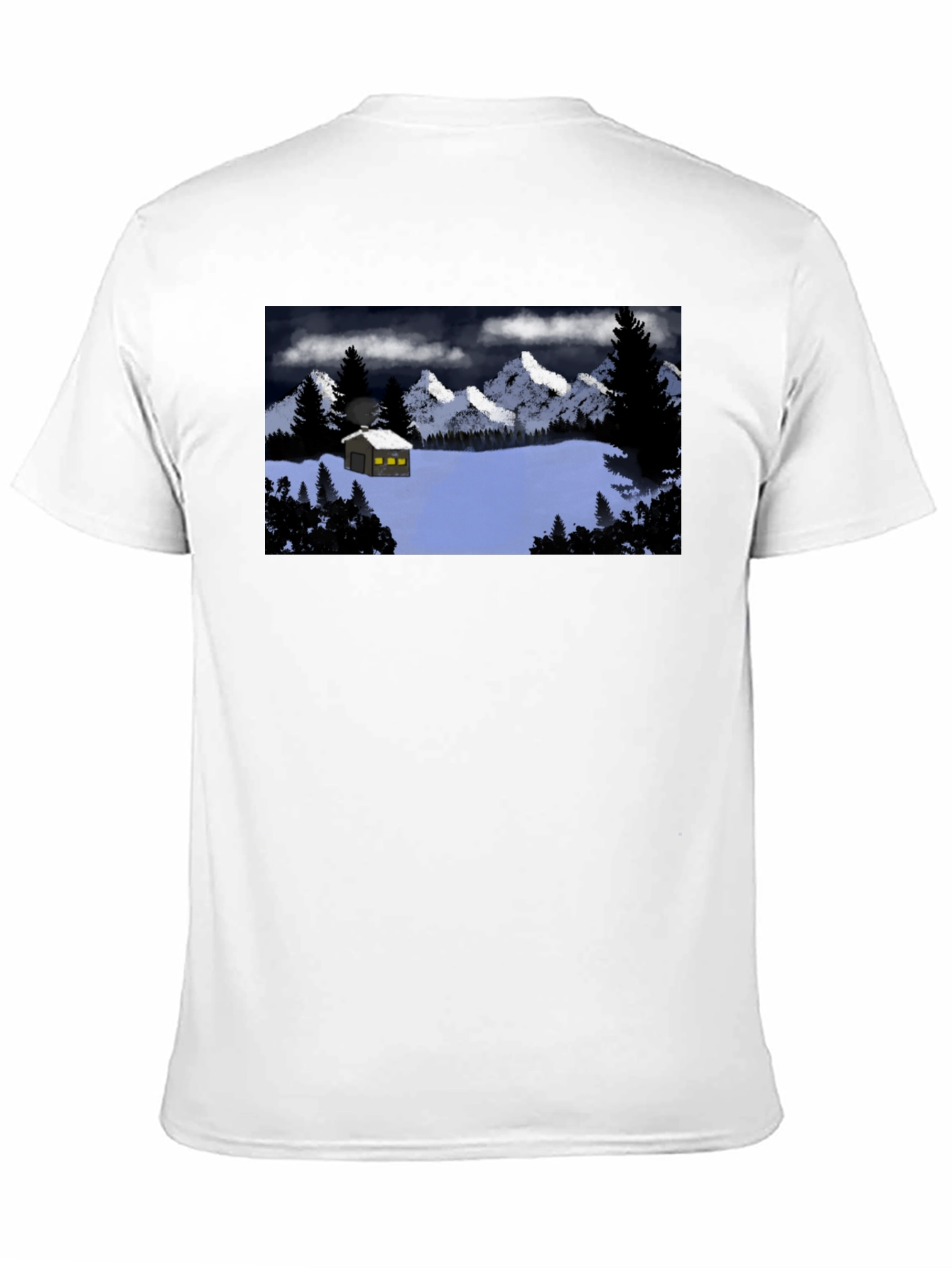 Cabin in the Snow Graphic T-Shirt