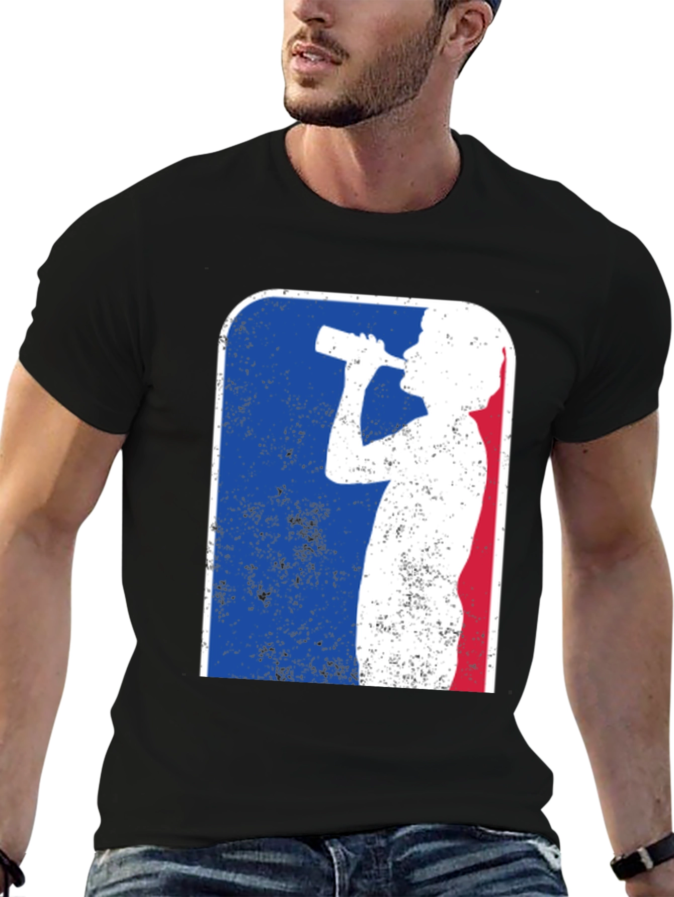 Retro Drinking Team T-Shirt - Funny Party Tee