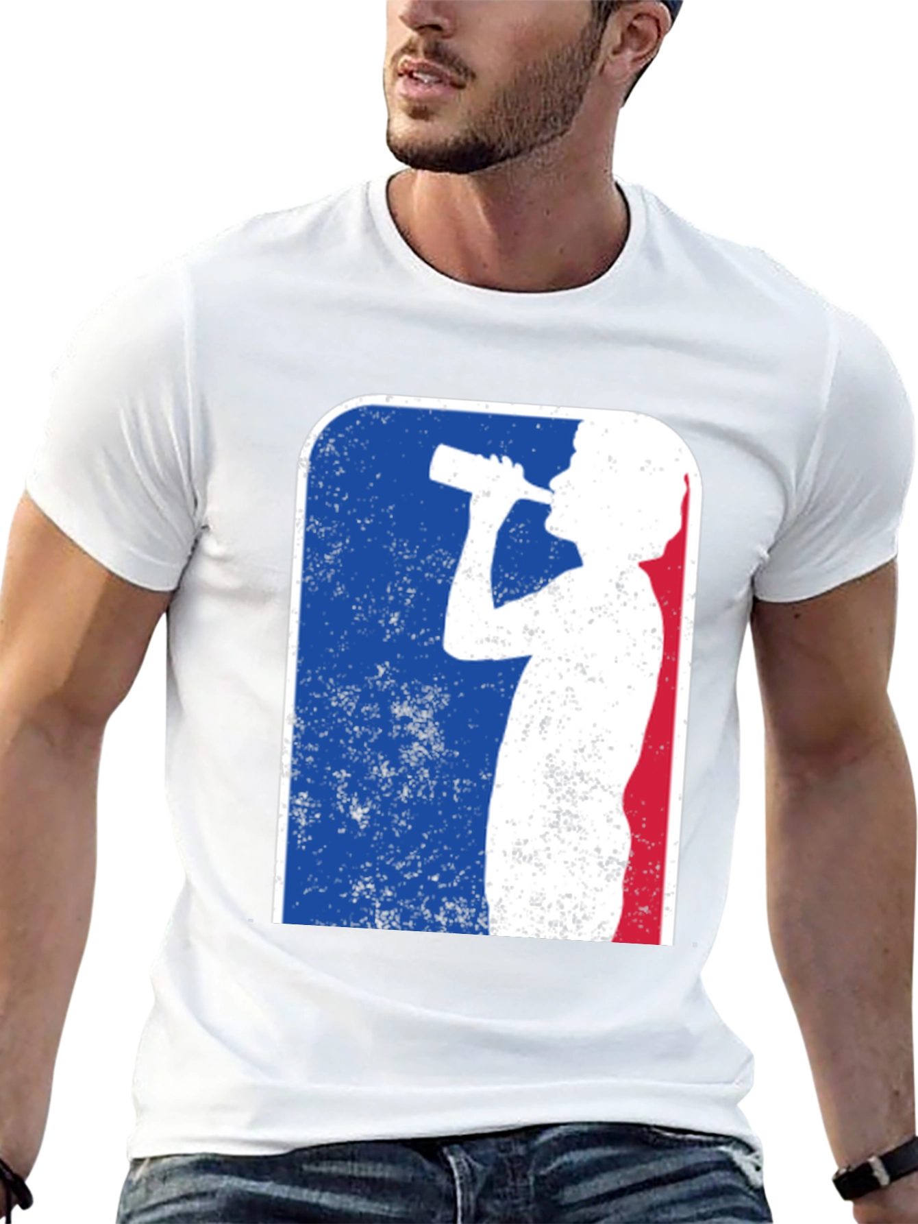 Retro Drinking Team T-Shirt - Funny Party Tee