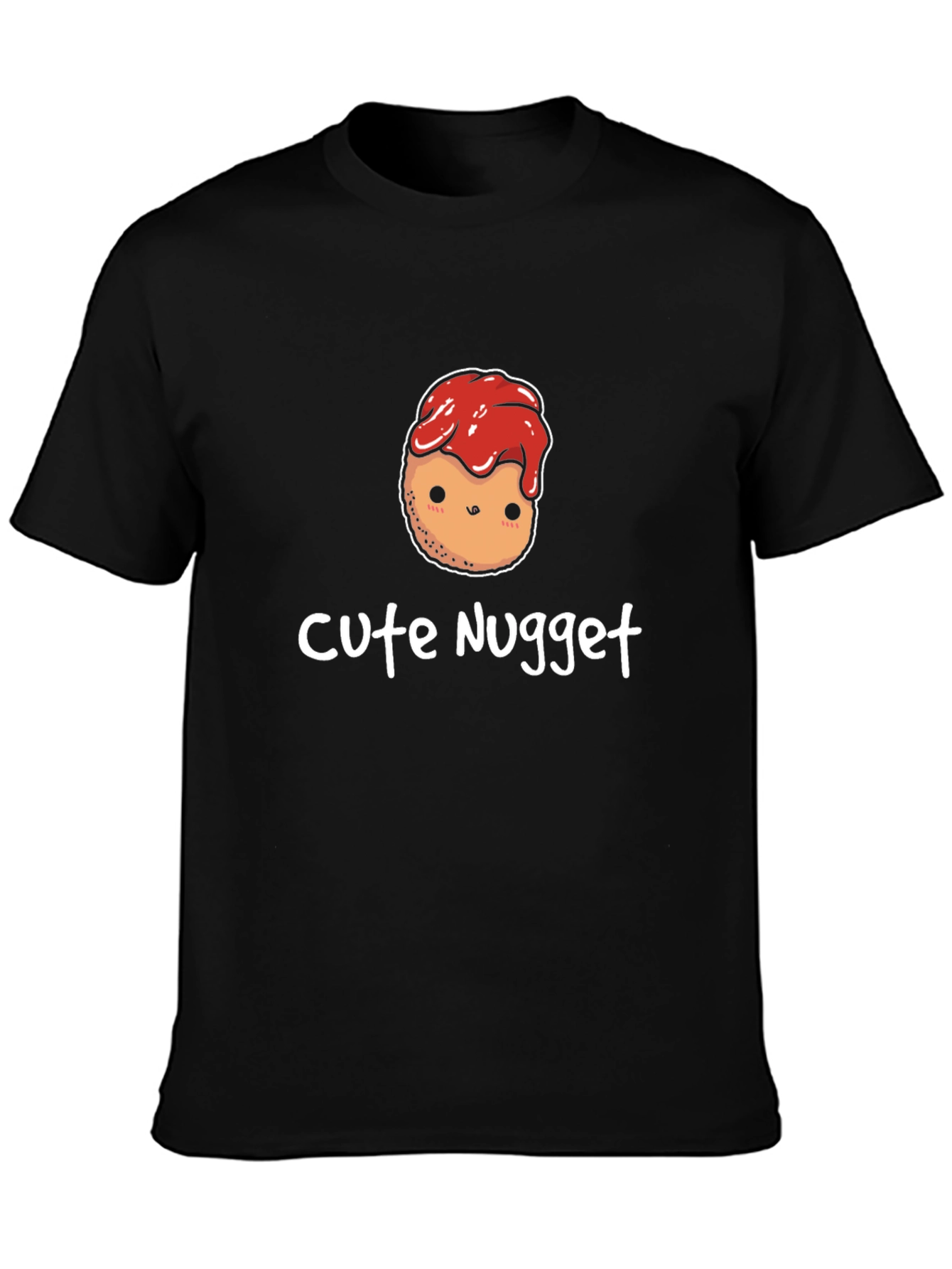 Cute Nugget T-Shirt - Fun Cartoon Foodie Tee