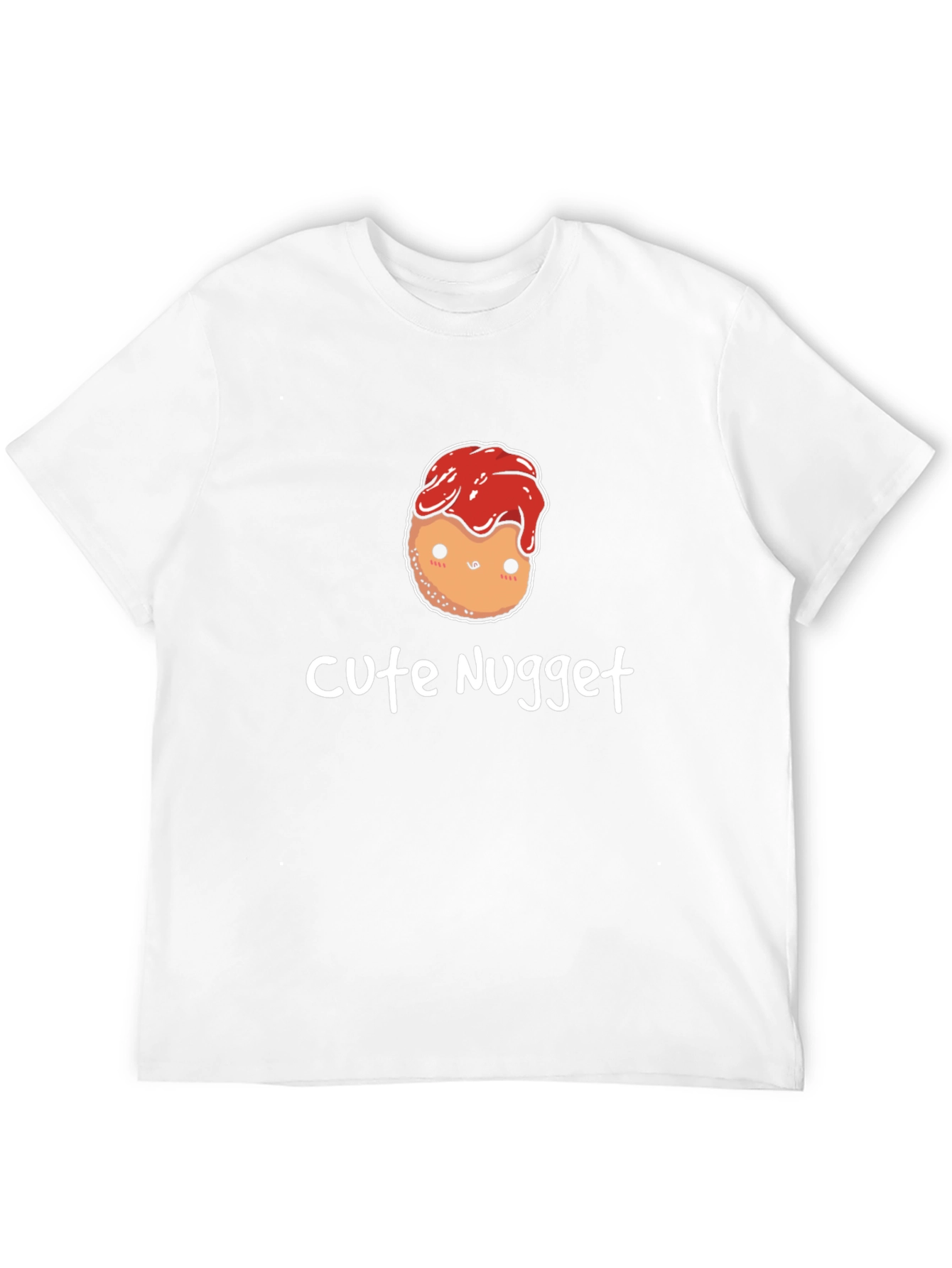 Cute Nugget T-Shirt - Fun Cartoon Foodie Tee