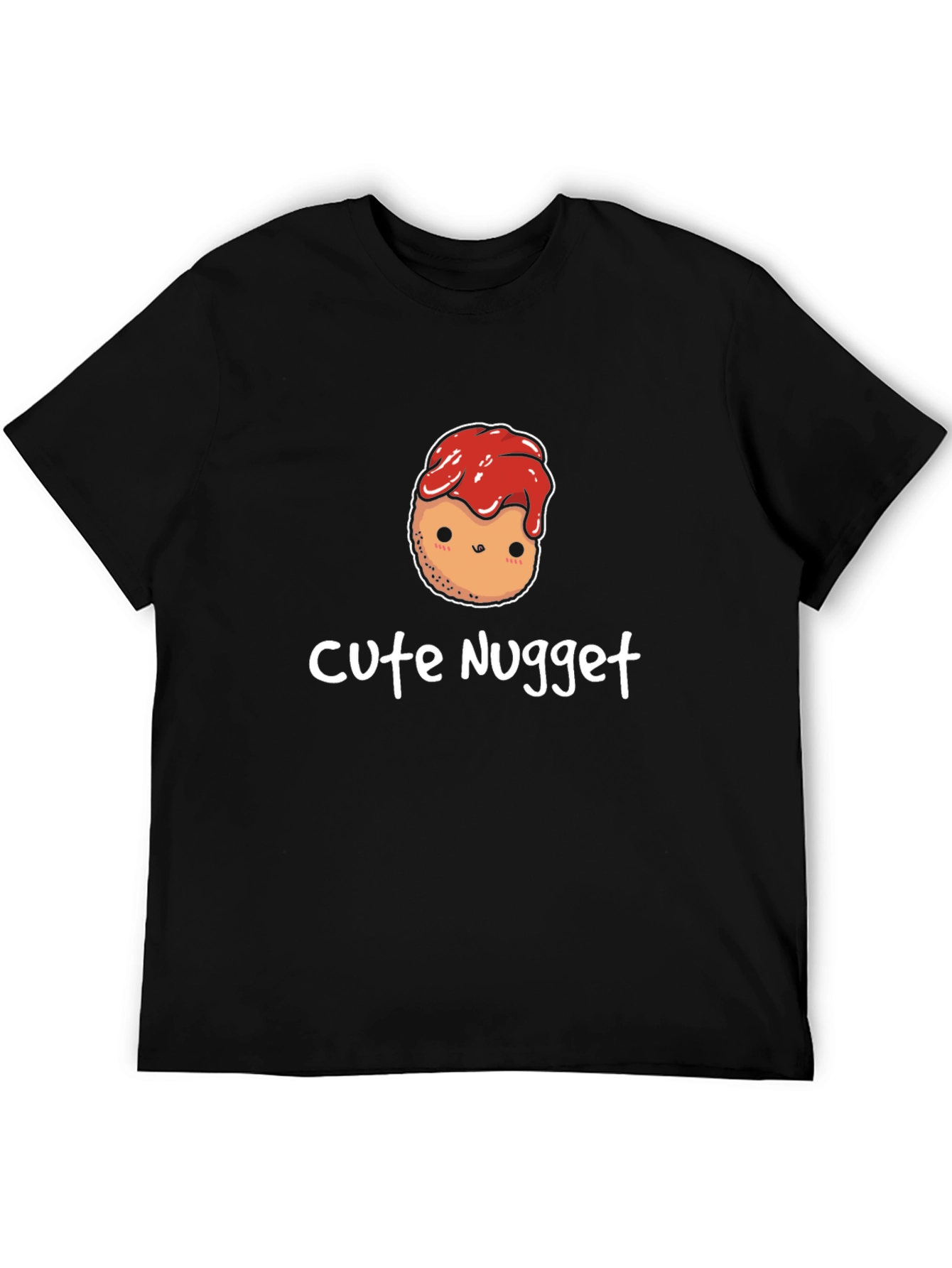 Cute Nugget T-Shirt - Fun Cartoon Foodie Tee