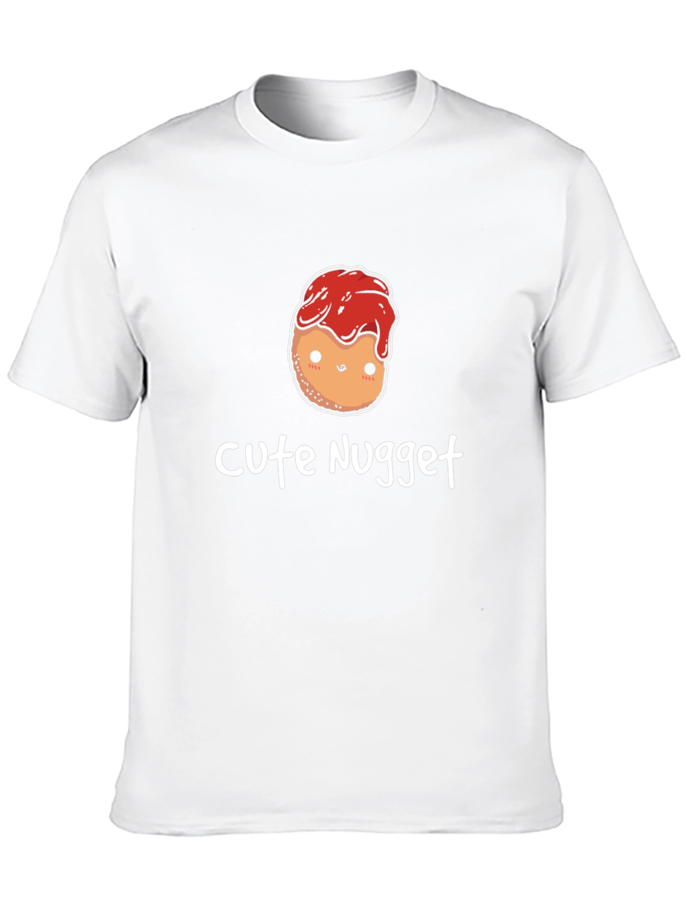 Cute Nugget T-Shirt - Fun Cartoon Foodie Tee