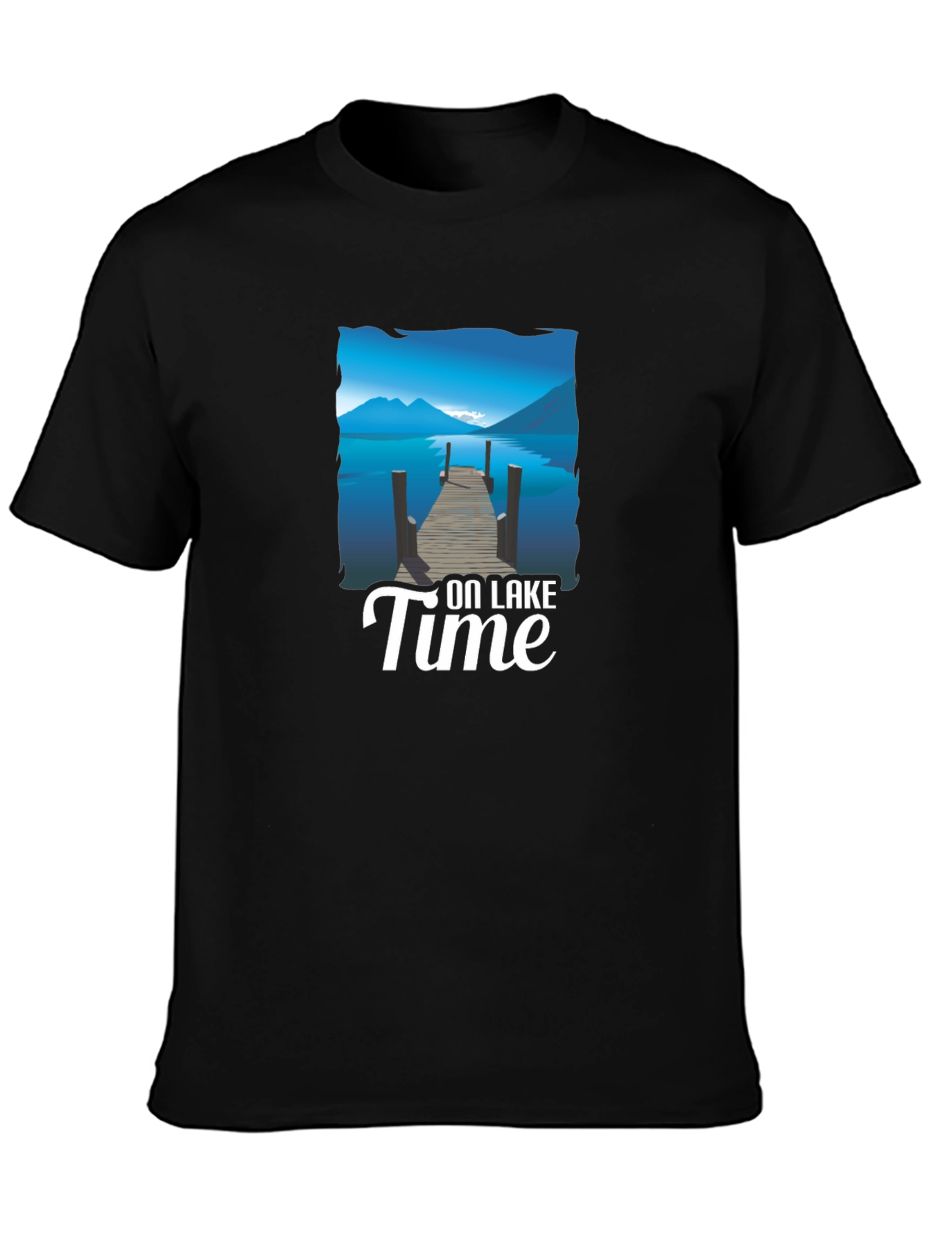 On Lake Time Graphic T-Shirt