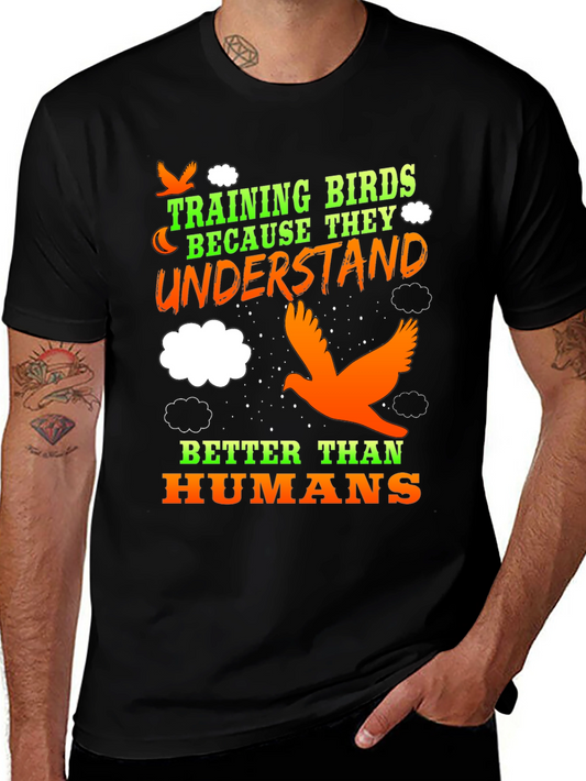 Training Birds Funny T-Shirt