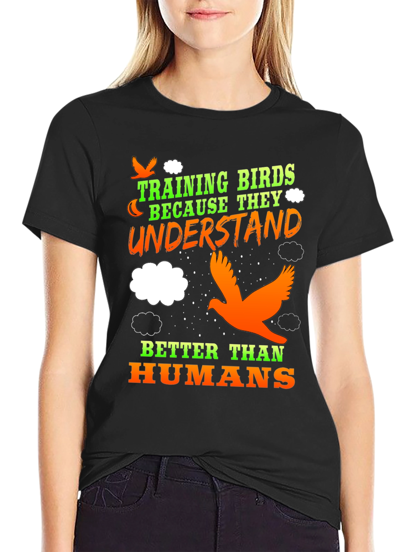 Training Birds Funny T-Shirt
