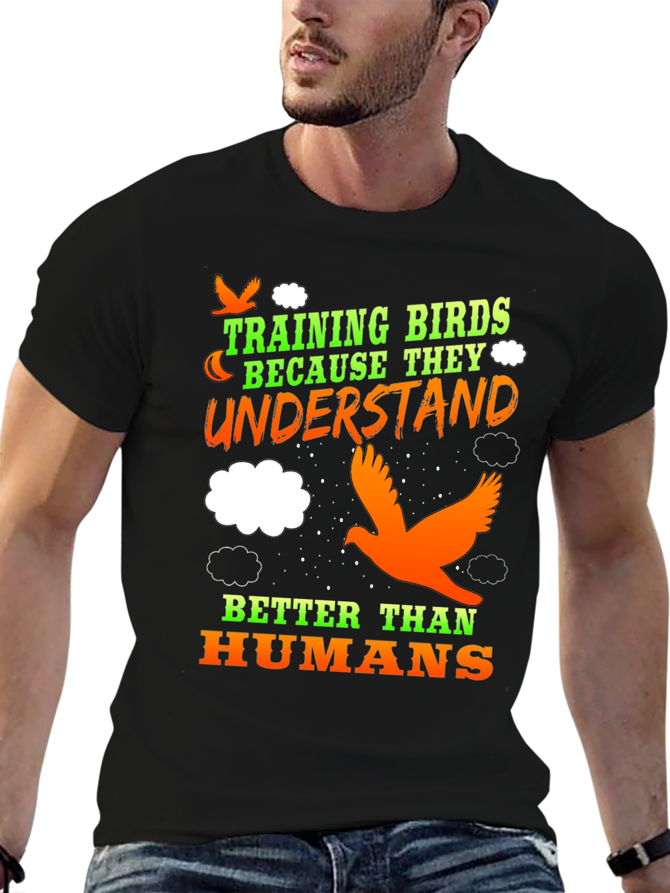 Training Birds Funny T-Shirt