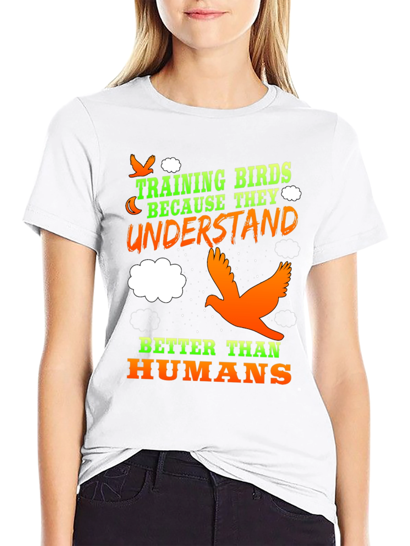 Training Birds Funny T-Shirt
